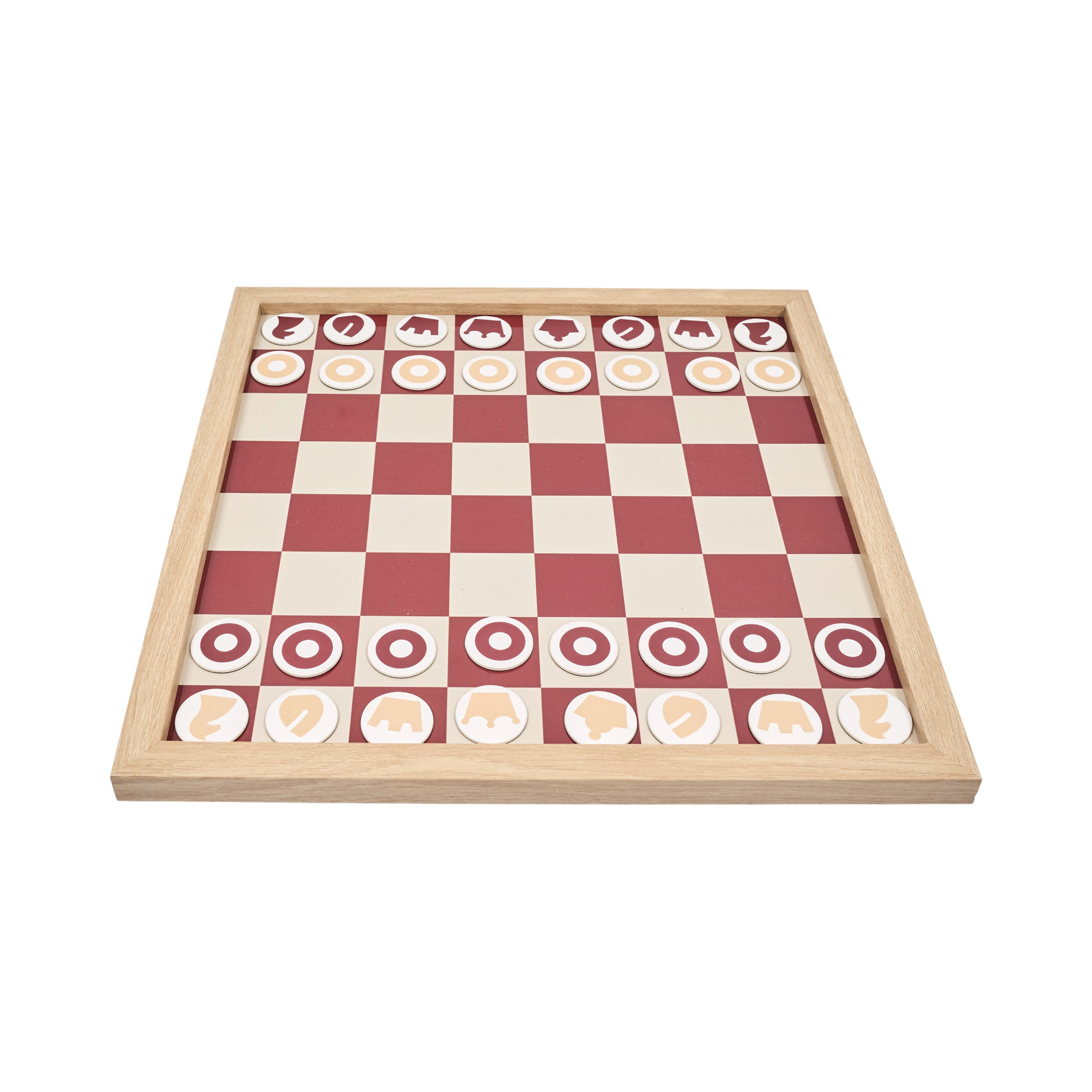 JEU D ECHECS MURAL EN BOIS