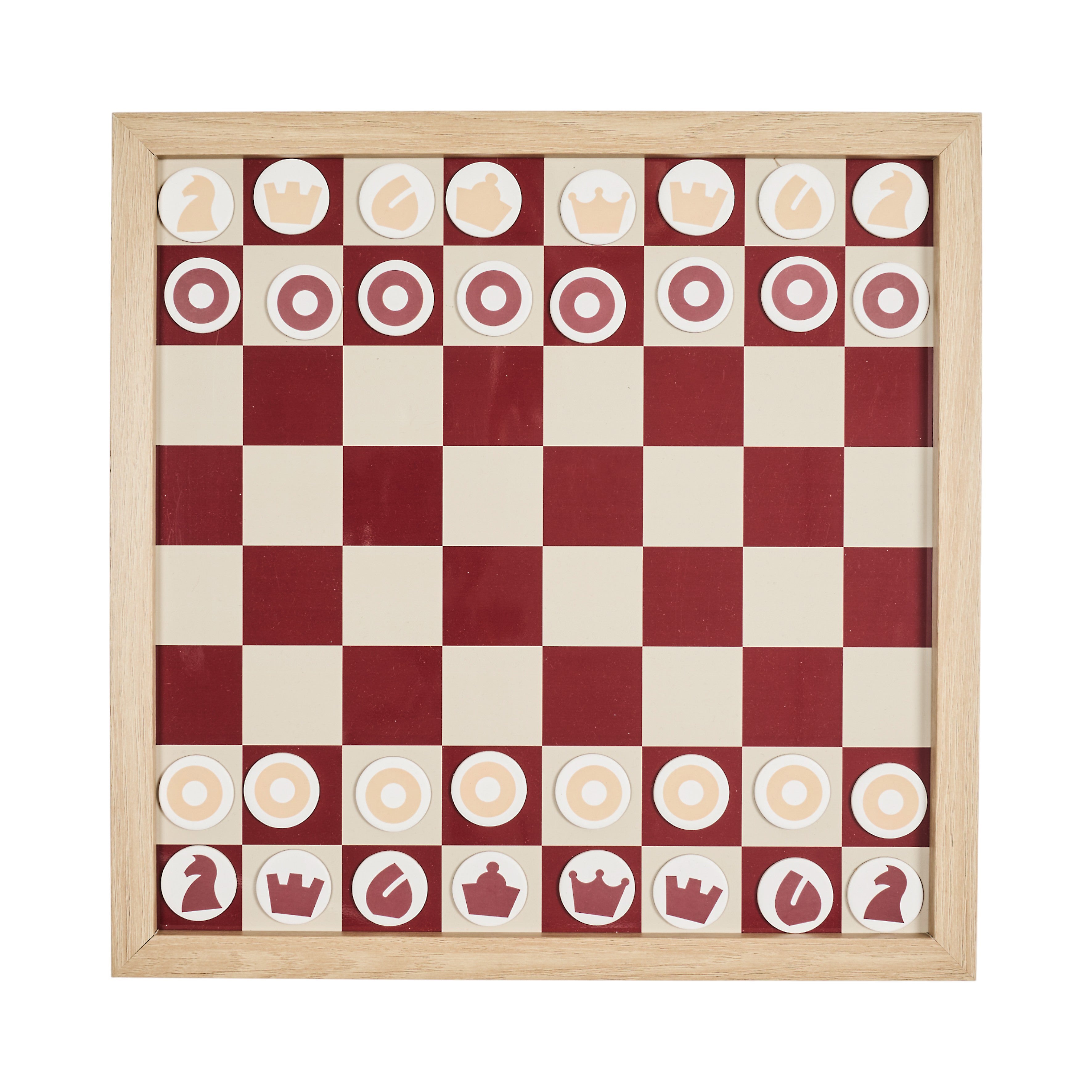 JEU D ECHECS MURAL EN BOIS