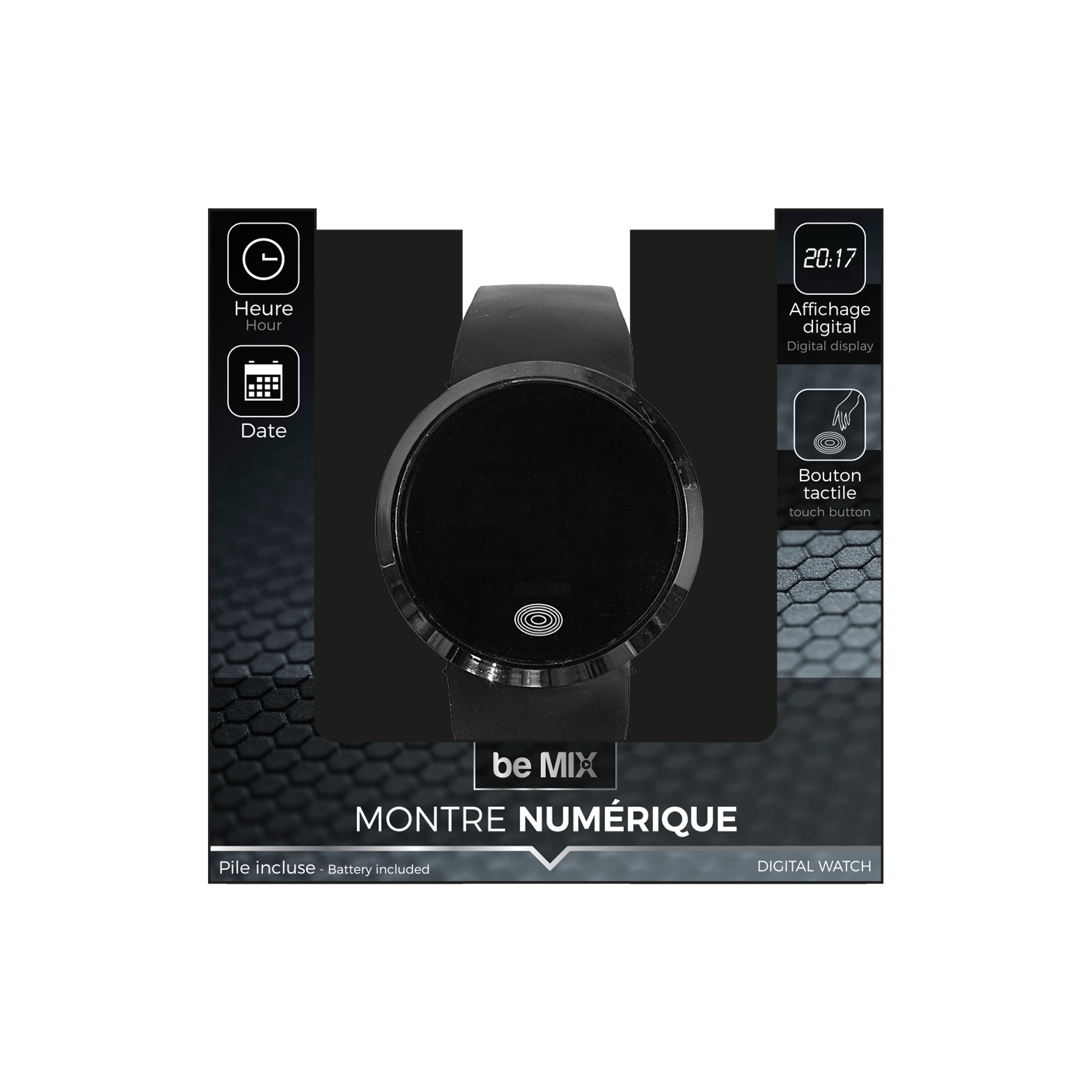 MONTRE NUMERIQUE TACTILE