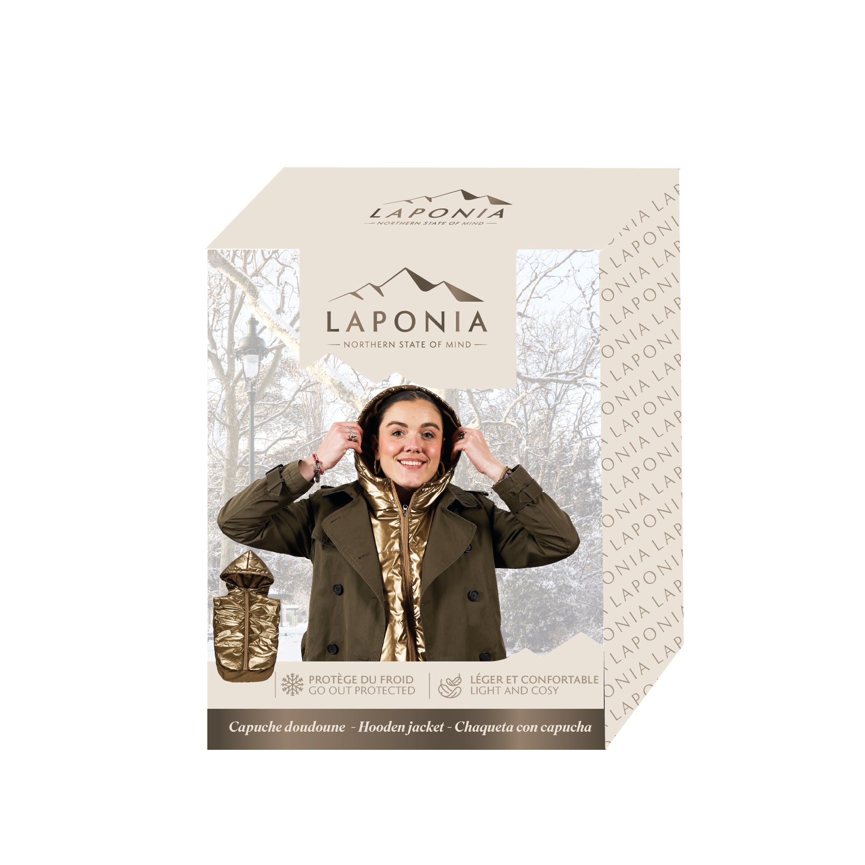 CAPUCHE DOUDOUNE BEIGE
