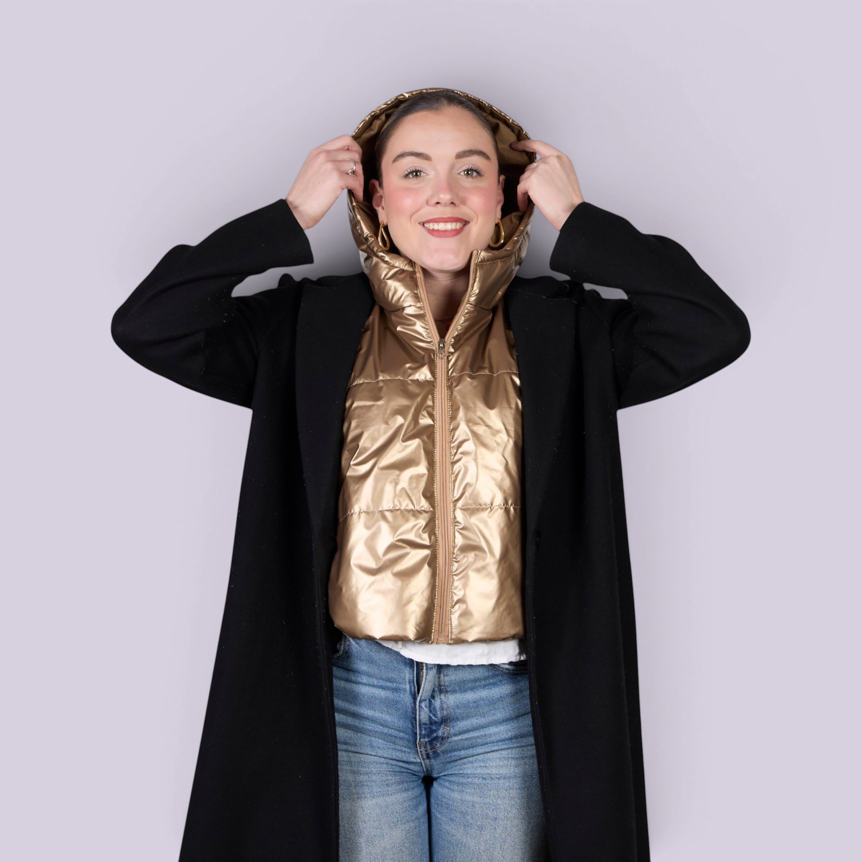 CAPUCHE DOUDOUNE BEIGE