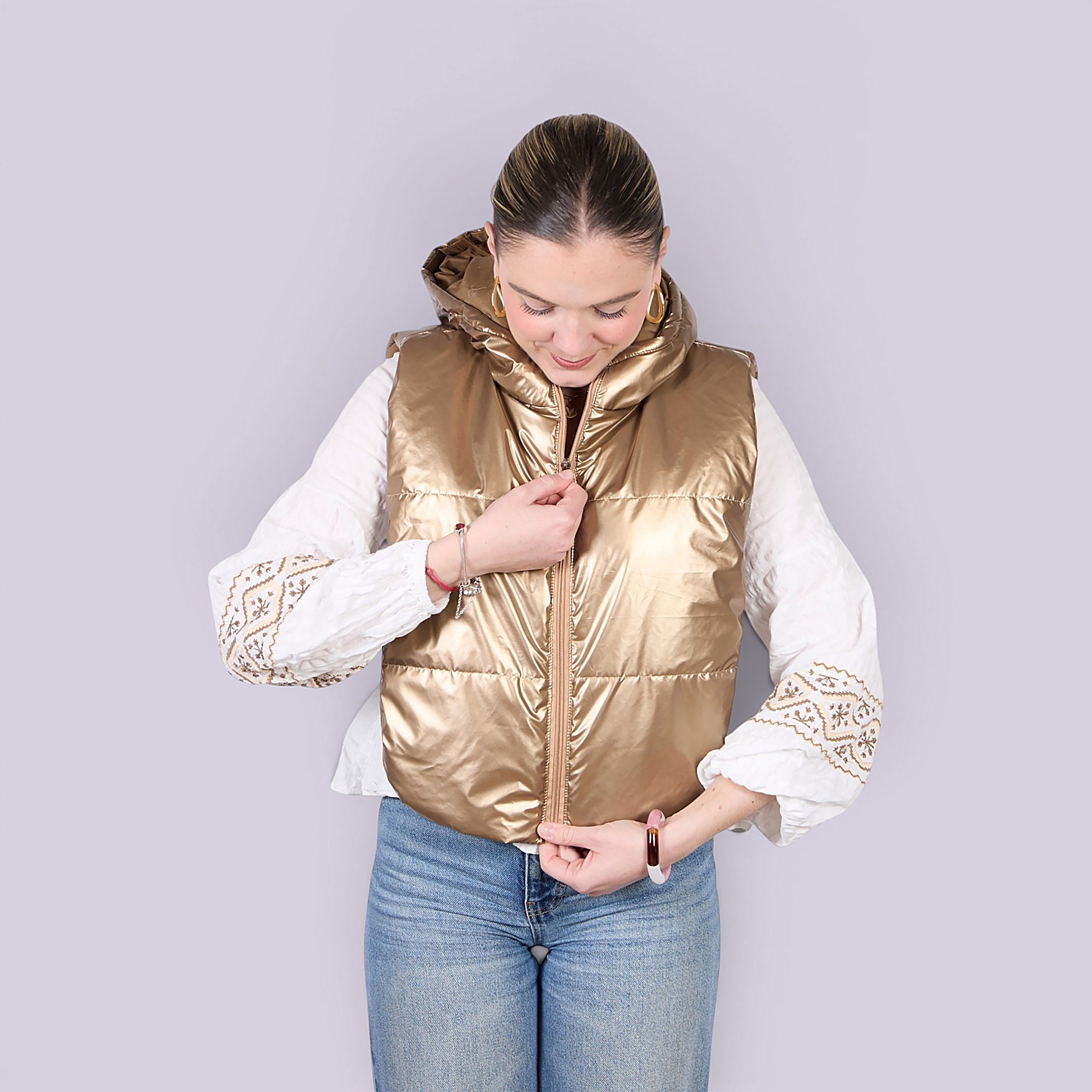 CAPUCHE DOUDOUNE BEIGE