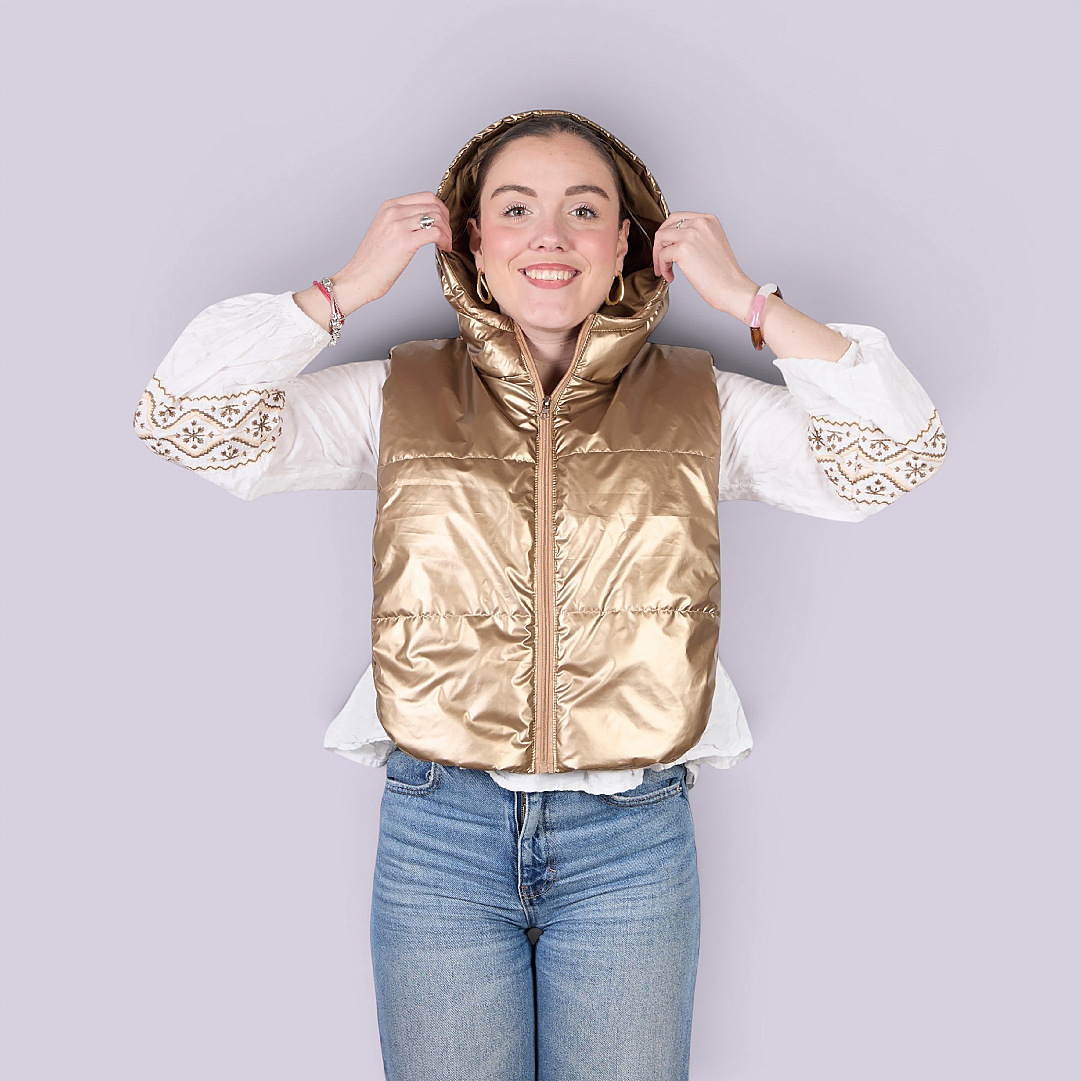 CAPUCHE DOUDOUNE BEIGE