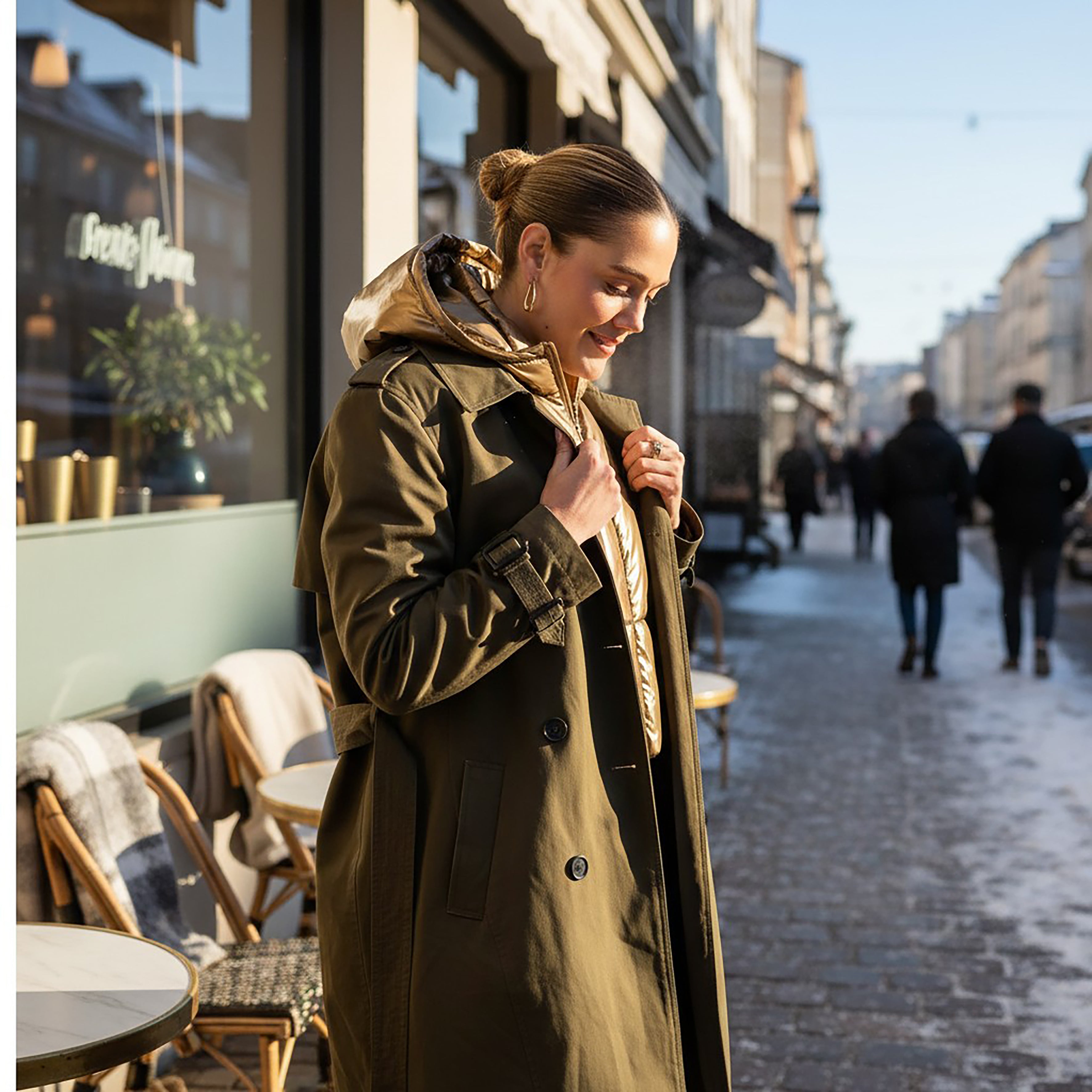 CAPUCHE DOUDOUNE BEIGE