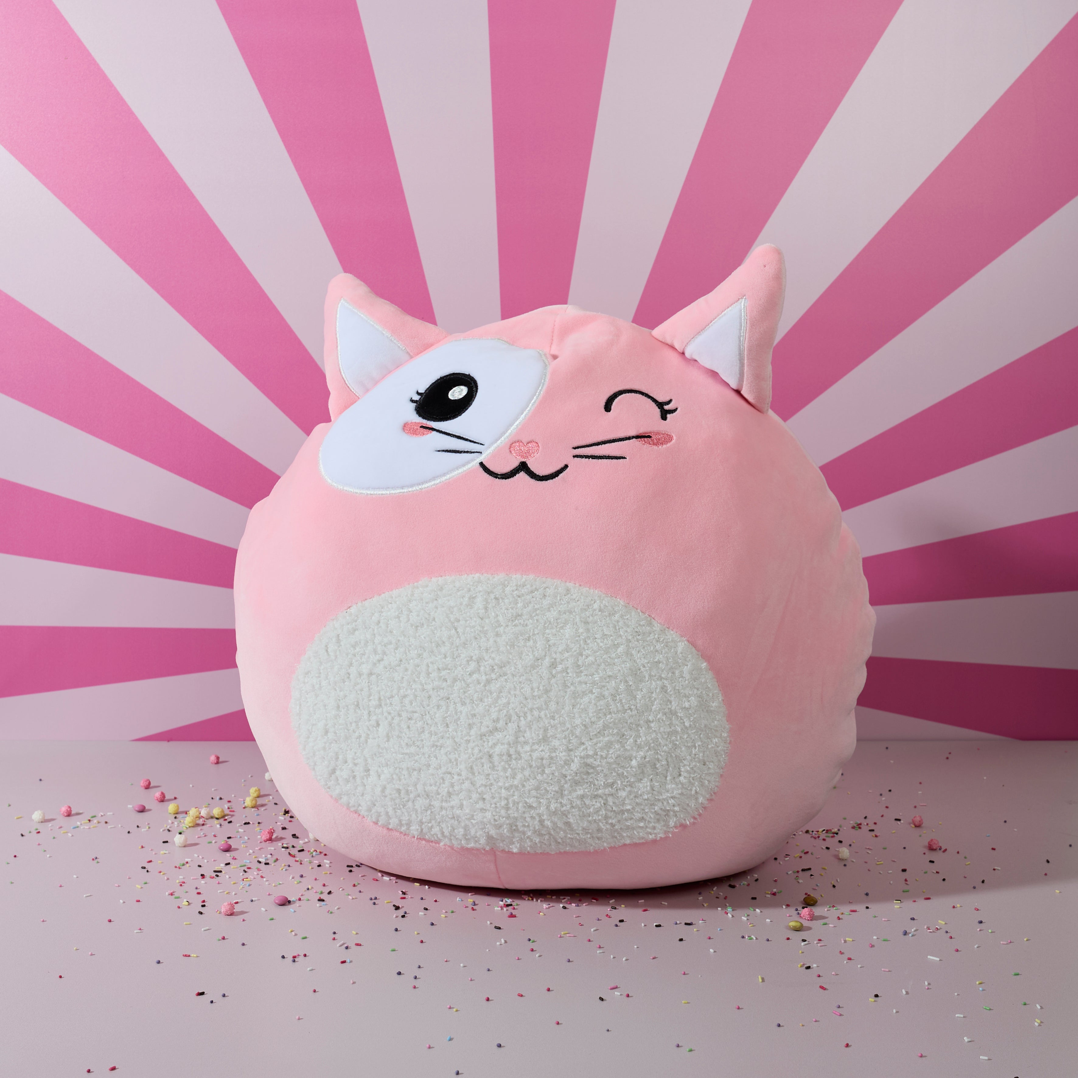 PELUCHE CHAT KAWAII H42CM