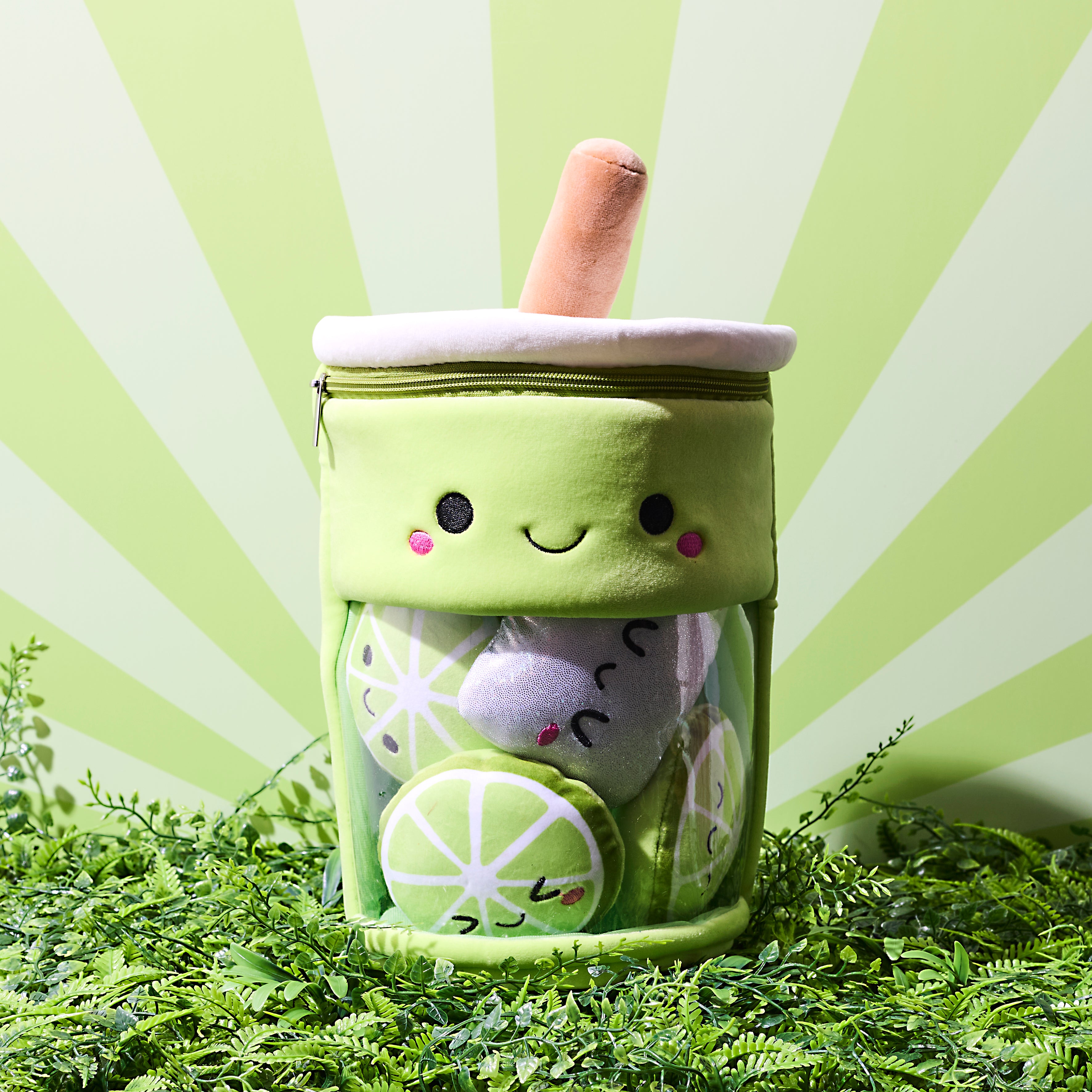 PELUCHE BUBBLE TEA KAWAII CITRON