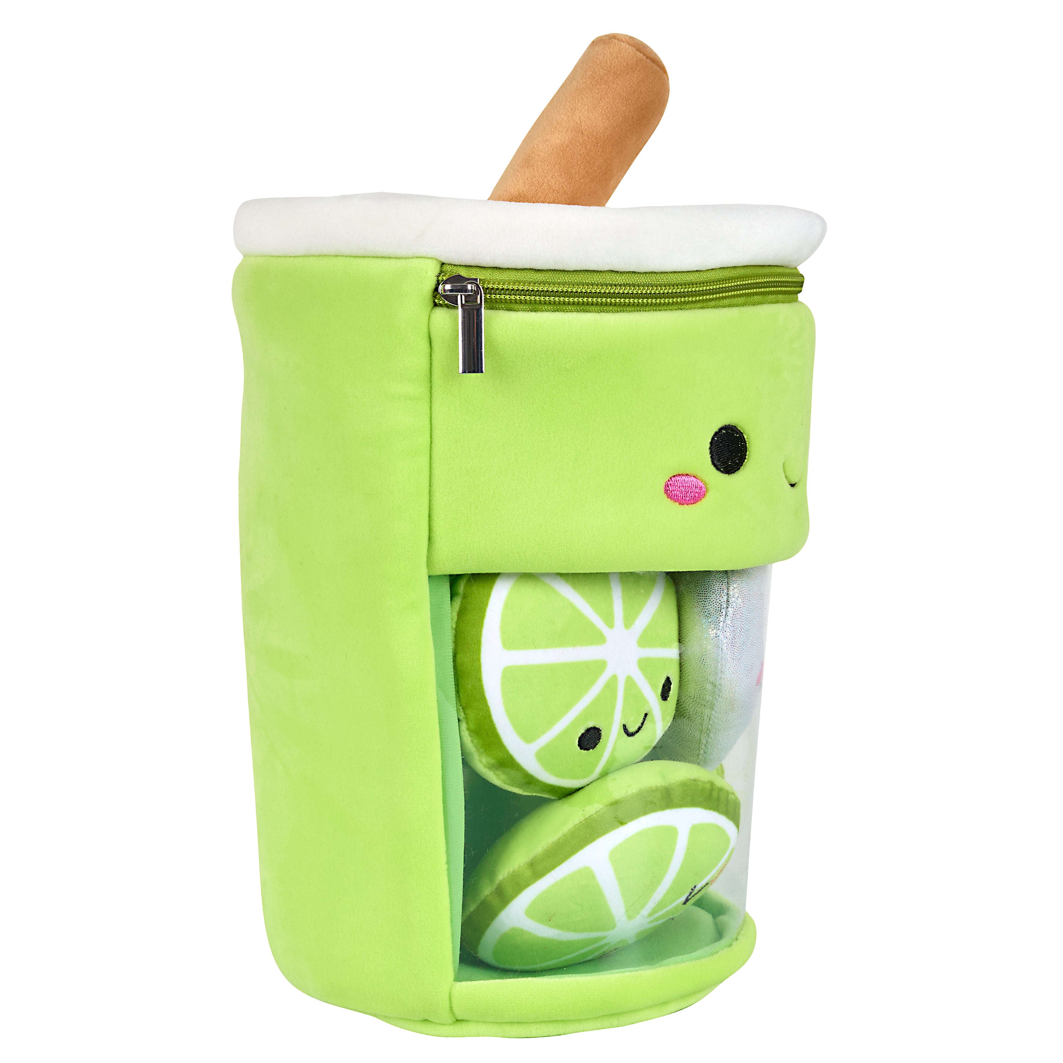 PELUCHE BUBBLE TEA KAWAII CITRON