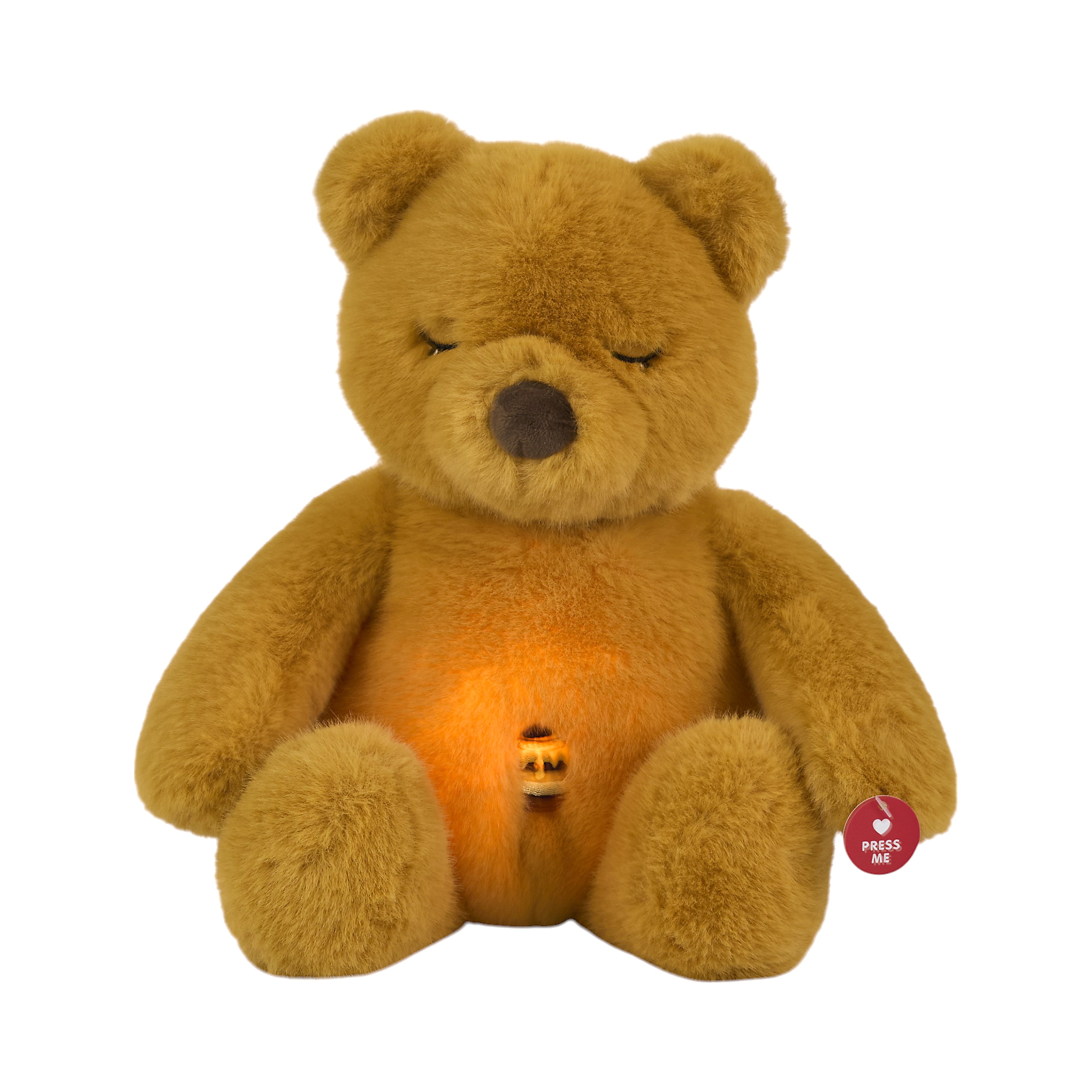 PELUCHE OURSON RONFLEUR A PILES