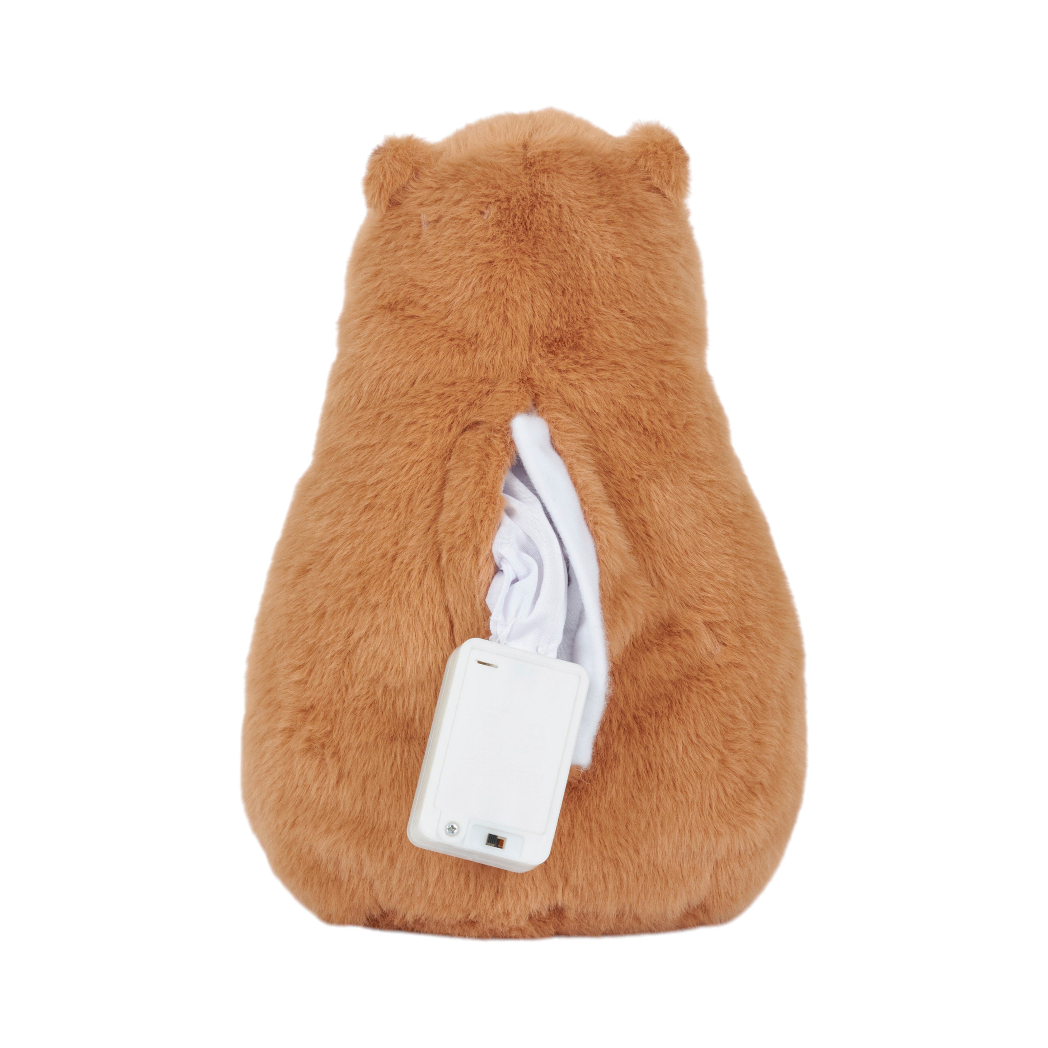 PELUCHE CAPYBARA RONFLEUR A PILES