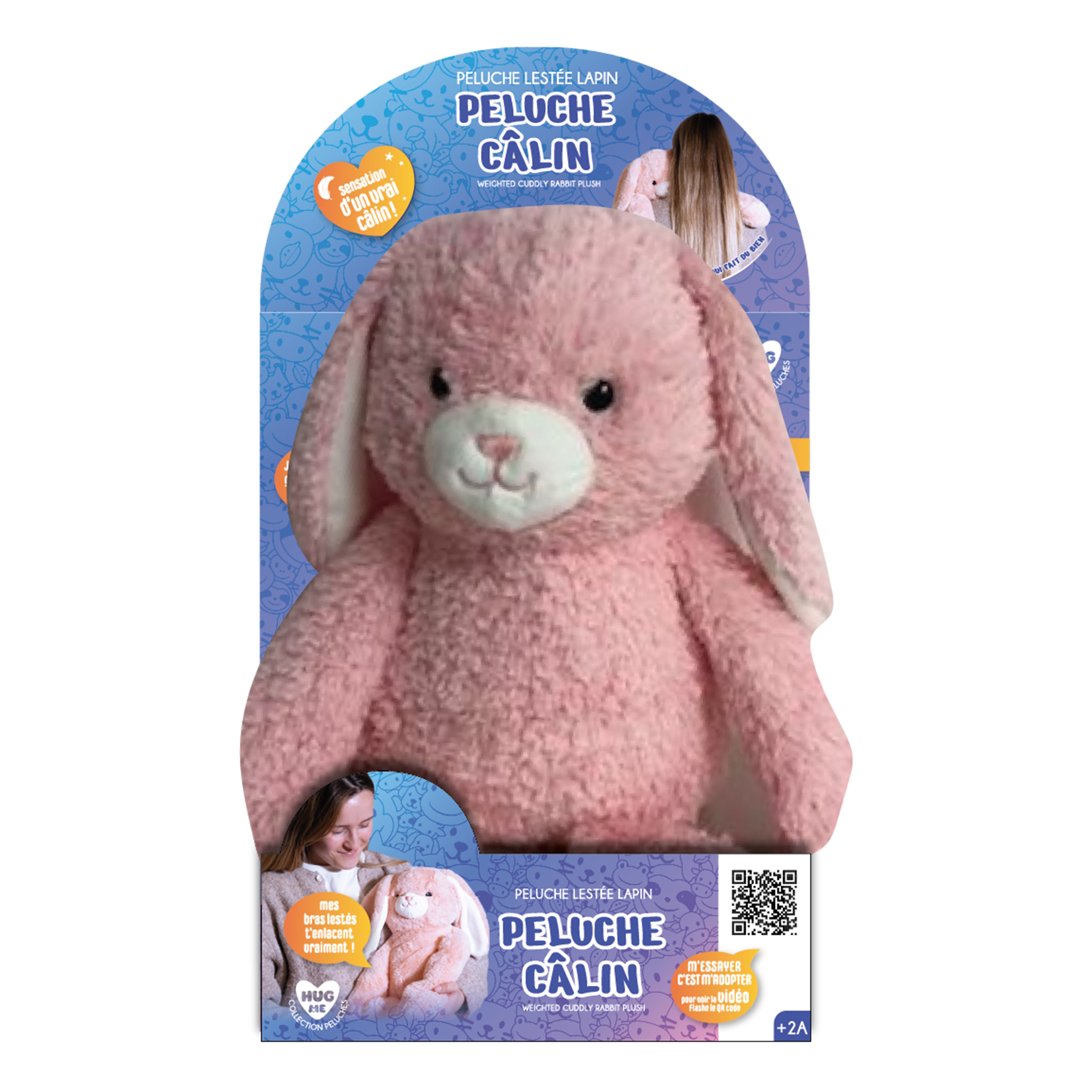 PELUCHE LAPIN CALIN LESTEE