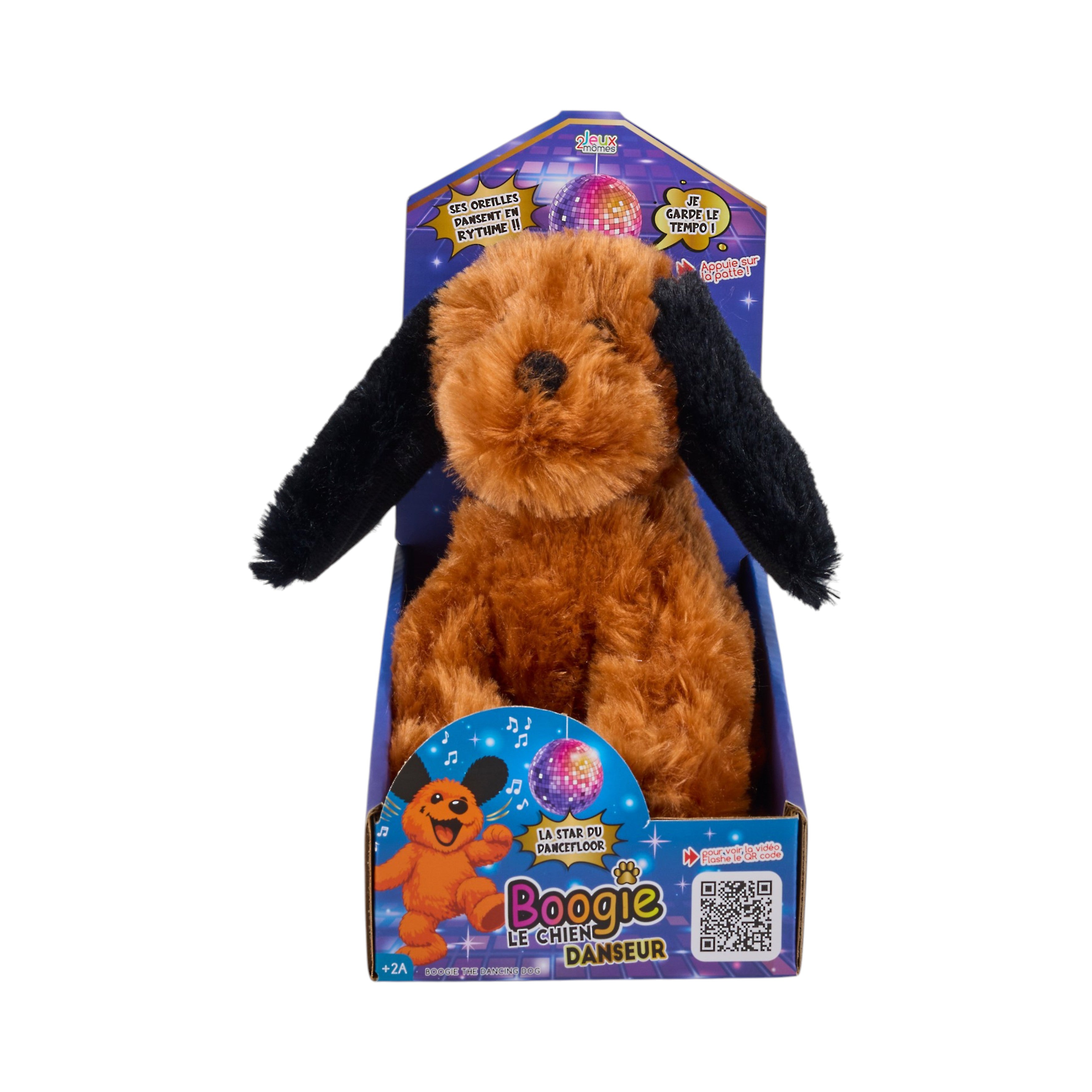 PELUCHE CHIEN DANSEUR A PILES