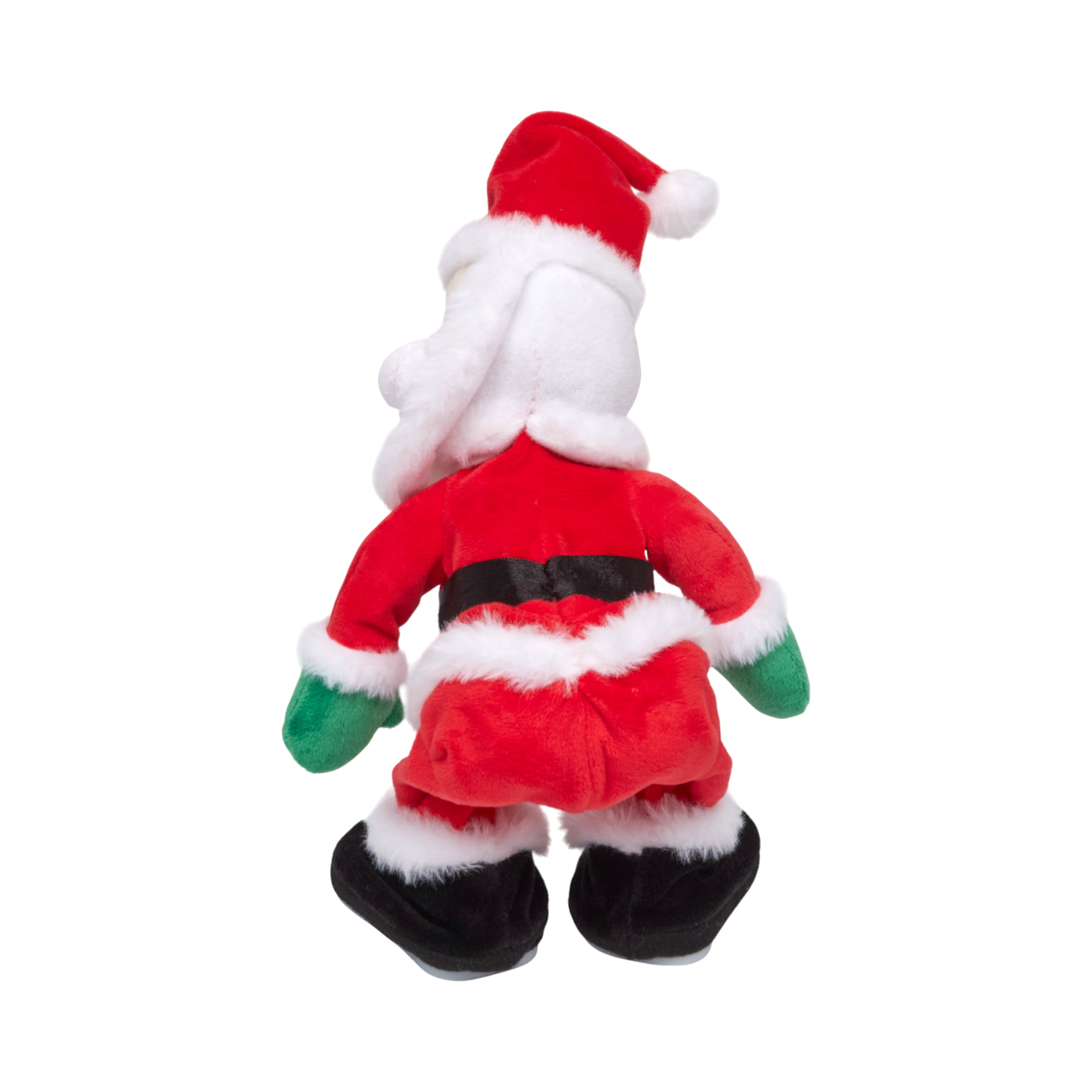 PELUCHE PERE NOEL CHANTEUR A PILES