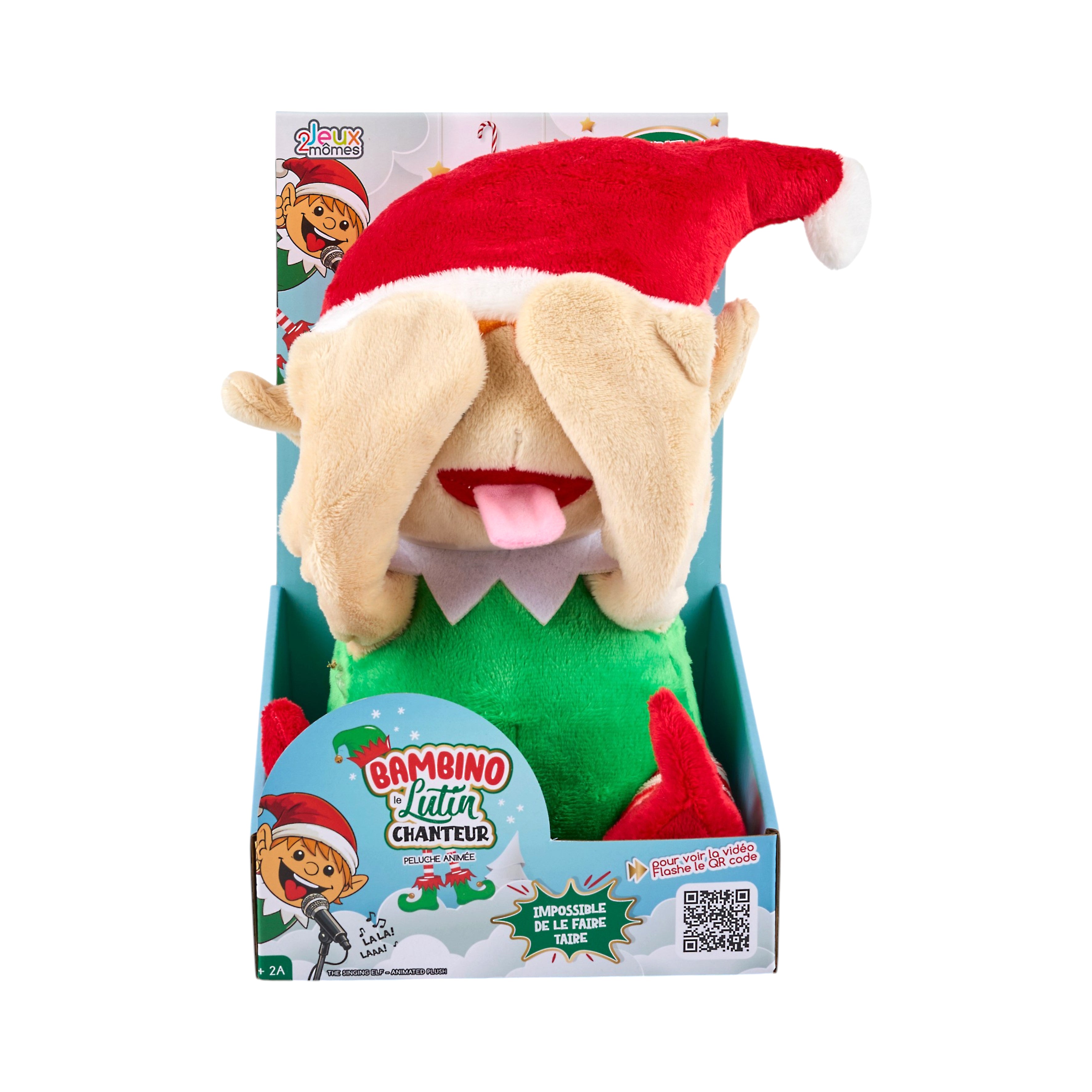 PELUCHE ENFANT CHANTEUR A PILES