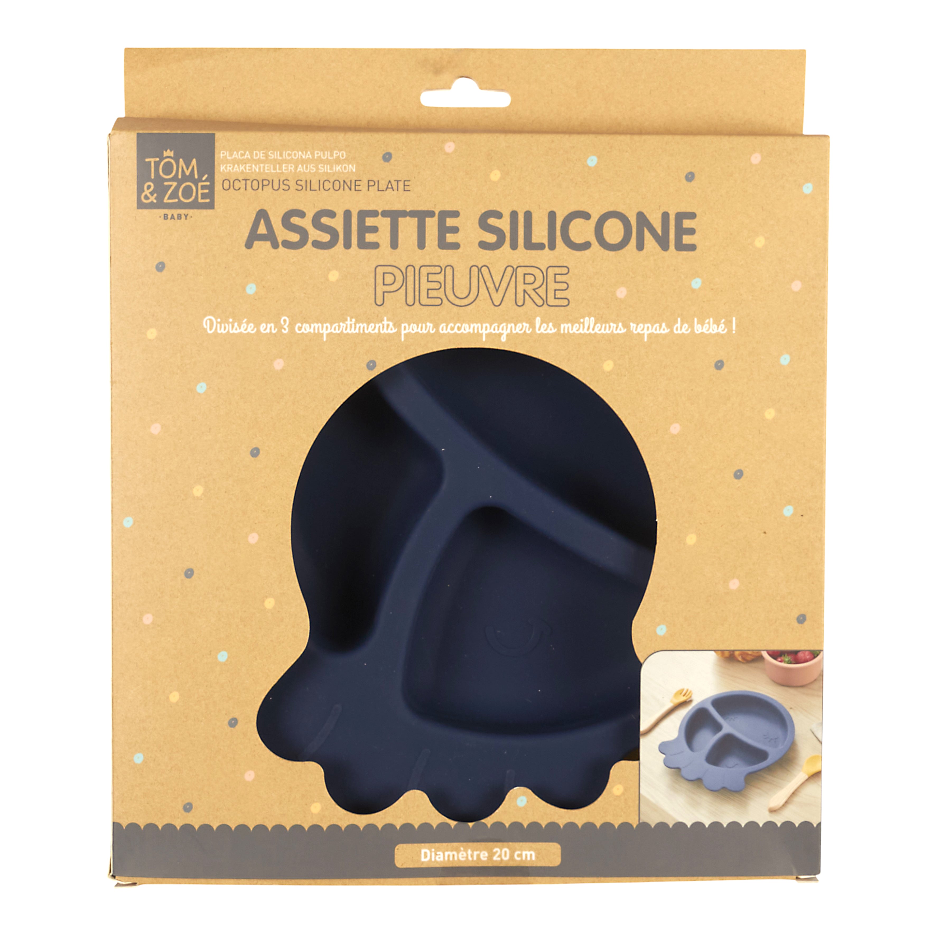 ASSIETTE SILICONE PIEUVRE