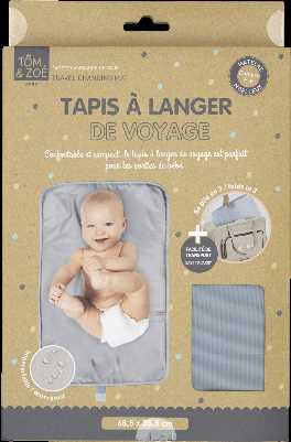 TAPIS A LANGER DE VOYAGE 68.5X35.5CM