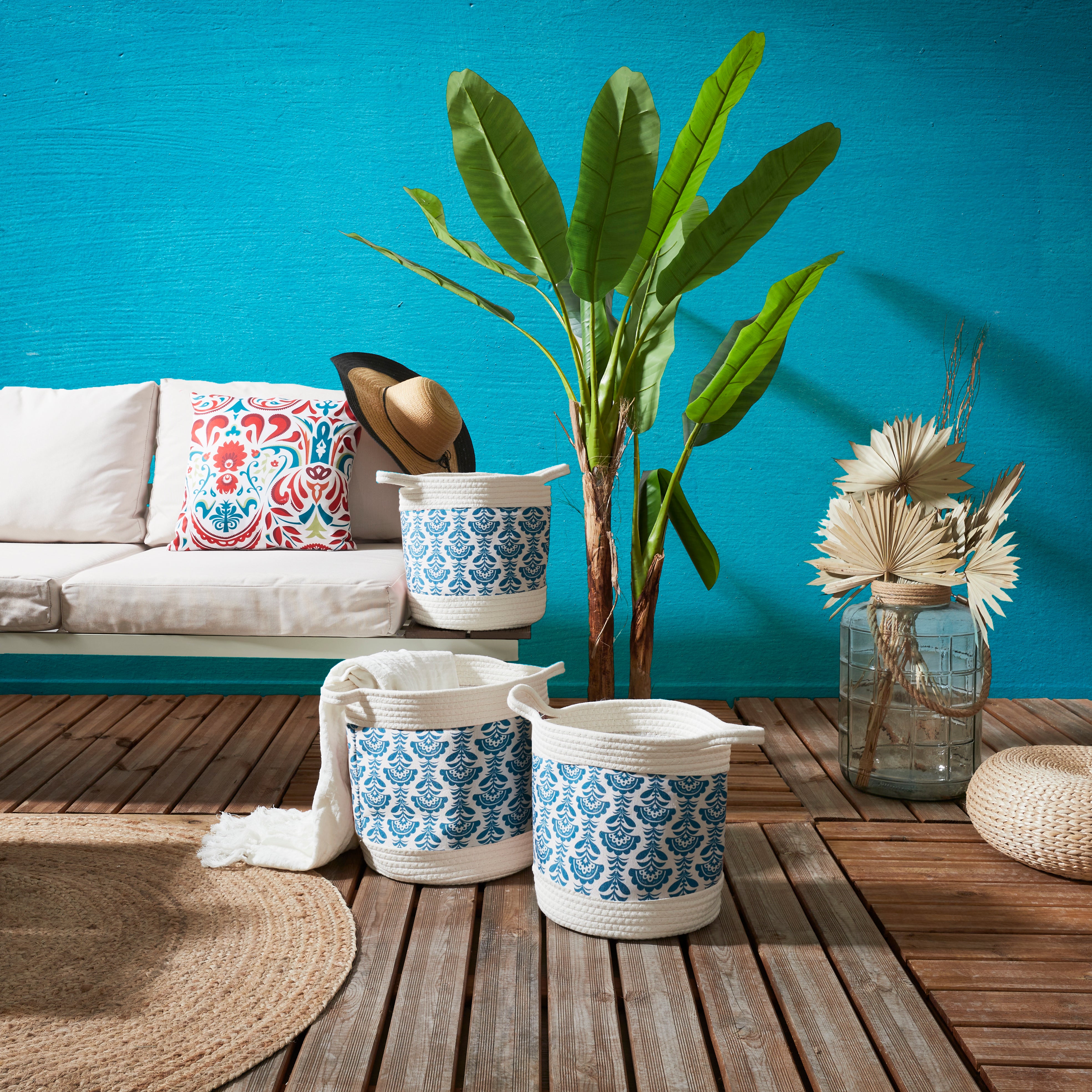 PANIER DE RANGEMENT JAIPUR X3