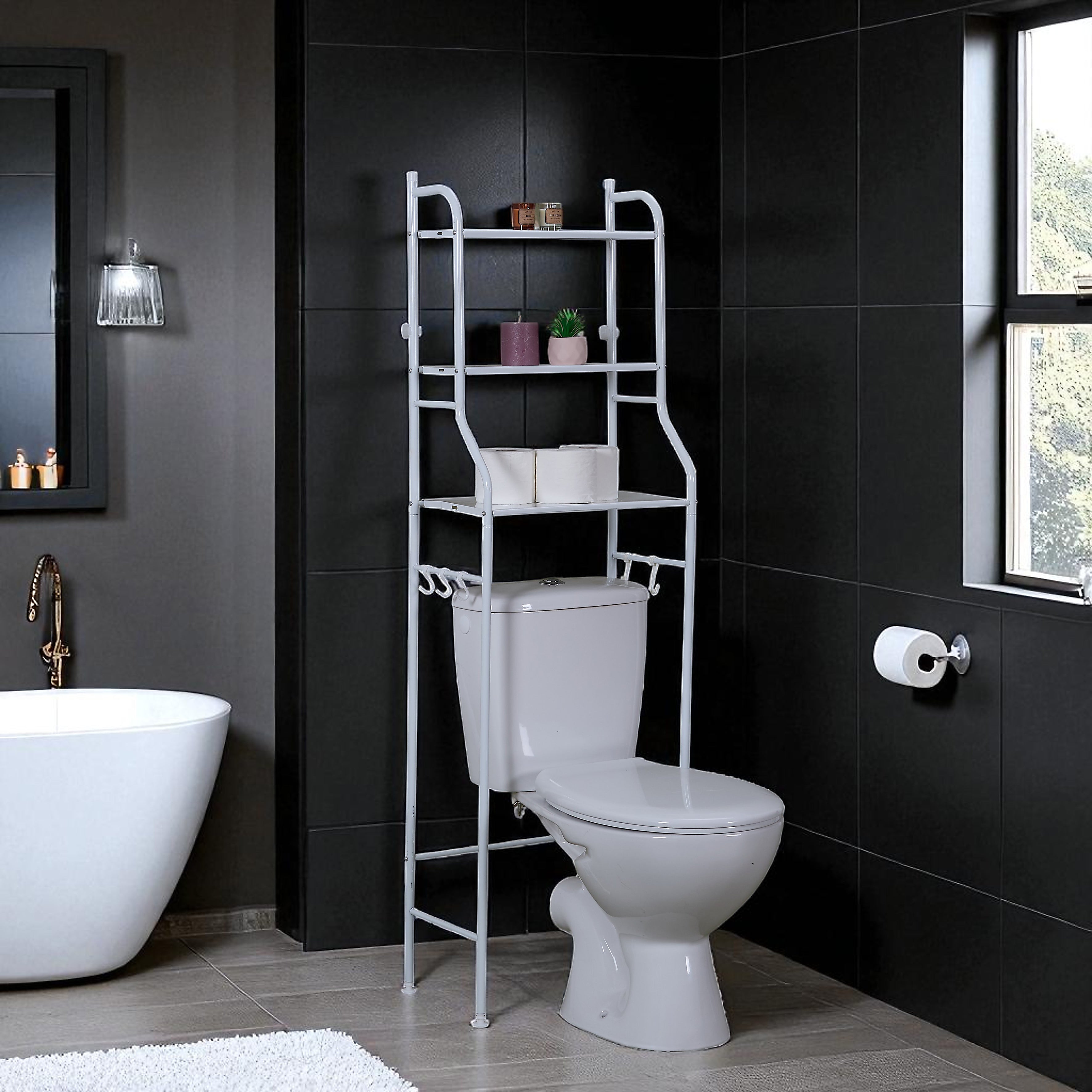 ETAGERE DE RANGEMENT WC 150X47X25CM