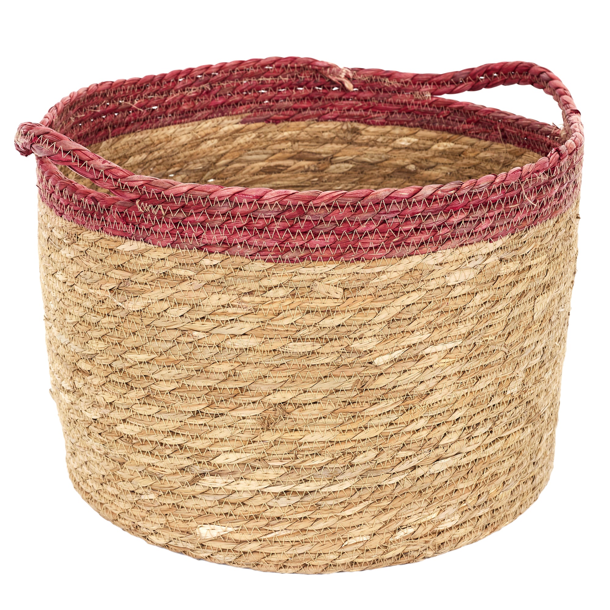 PANIER TRESSE BICOLORE X3
