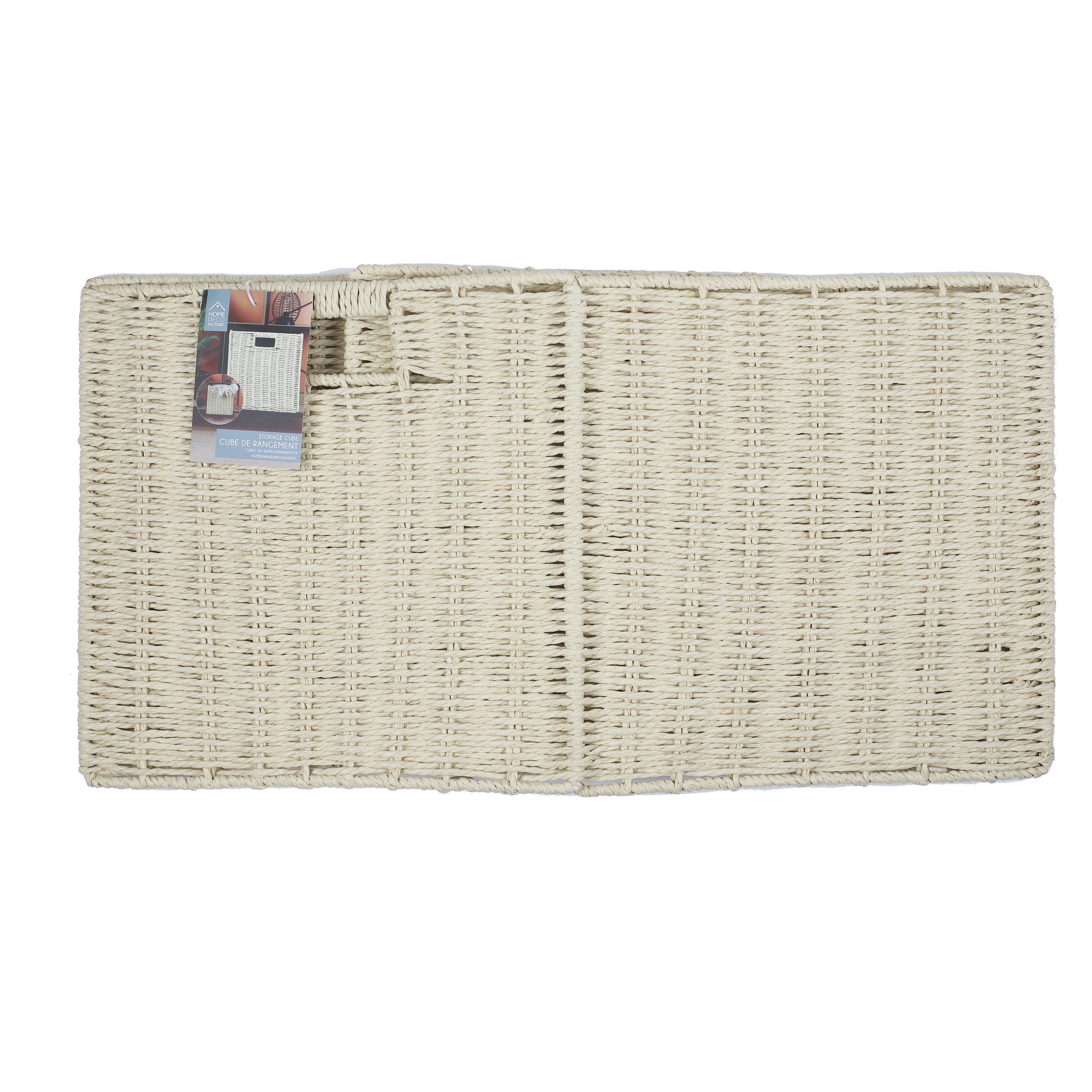 CUBE DE RANGEMENT TRESSE PLIABLE 30X30CM