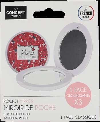 MIROIR DE POCHE MERCI POUR CETTE ANNEE