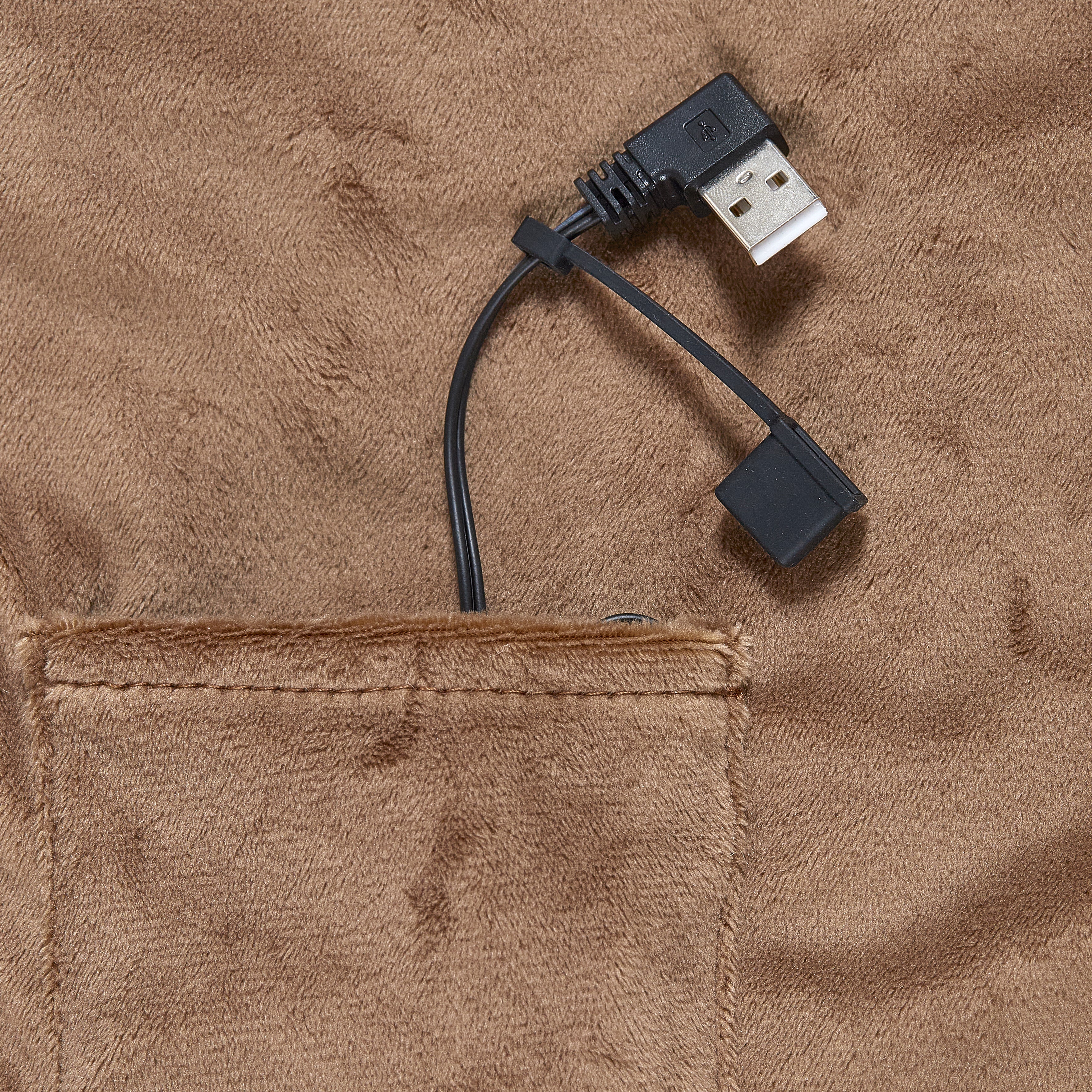 JETE DE CHAISE CHAUFFANT USB