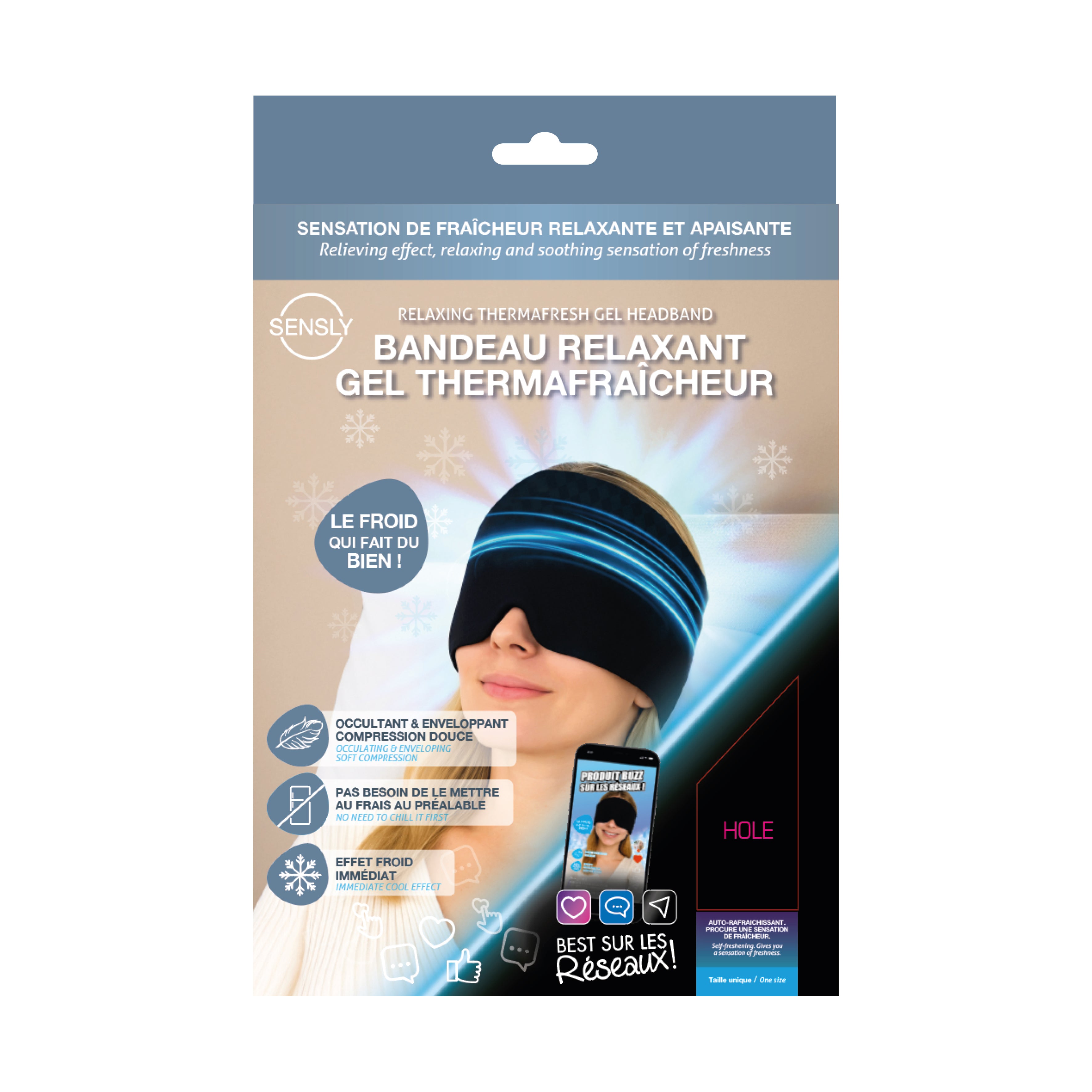 BANDEAU RELAXANT GEL THERMAFRAICHEUR