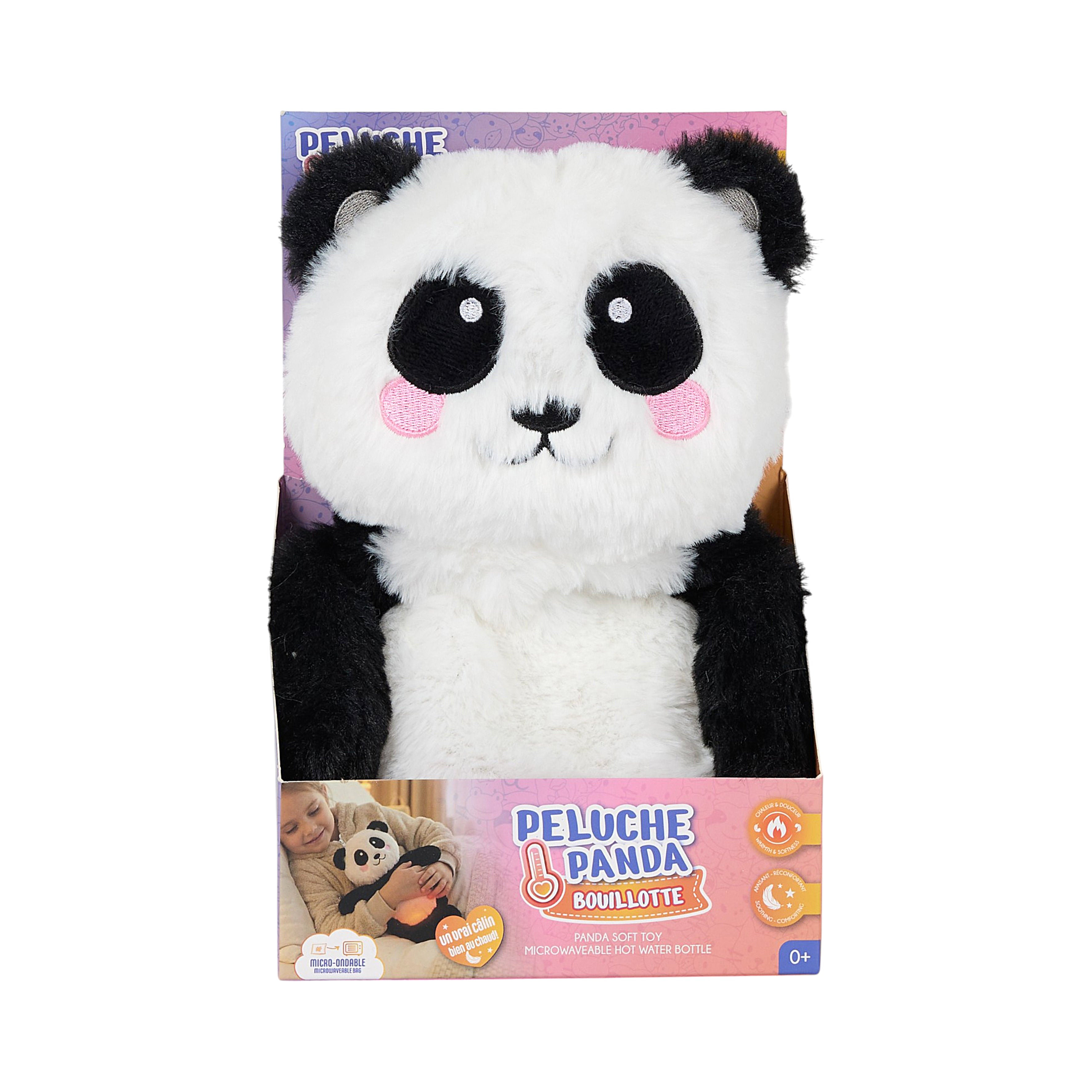 BOUILLOTTE PELUCHE MICRO ONDABLE PANDA