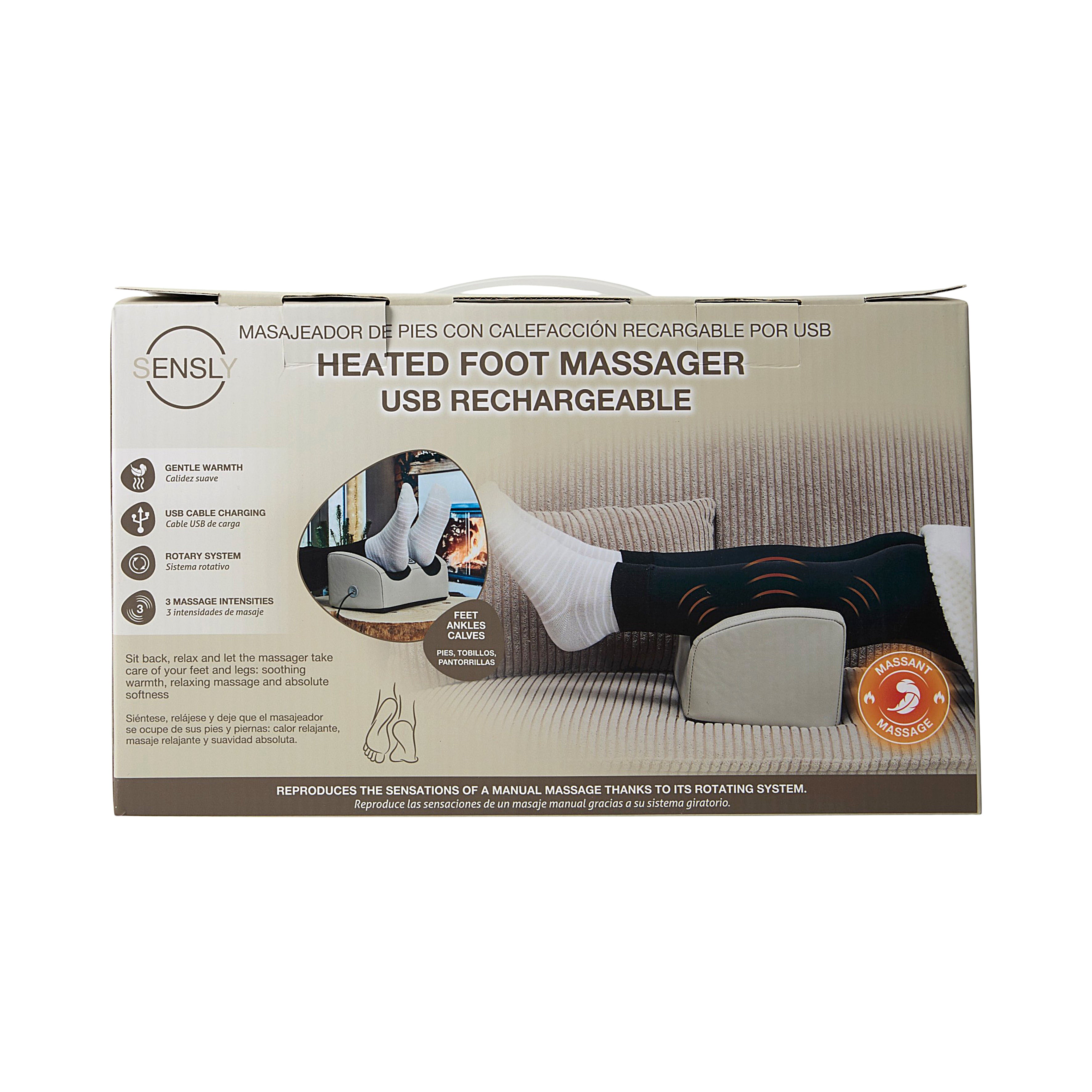 MASSEUR DE PIEDS CHAUFFANT USB