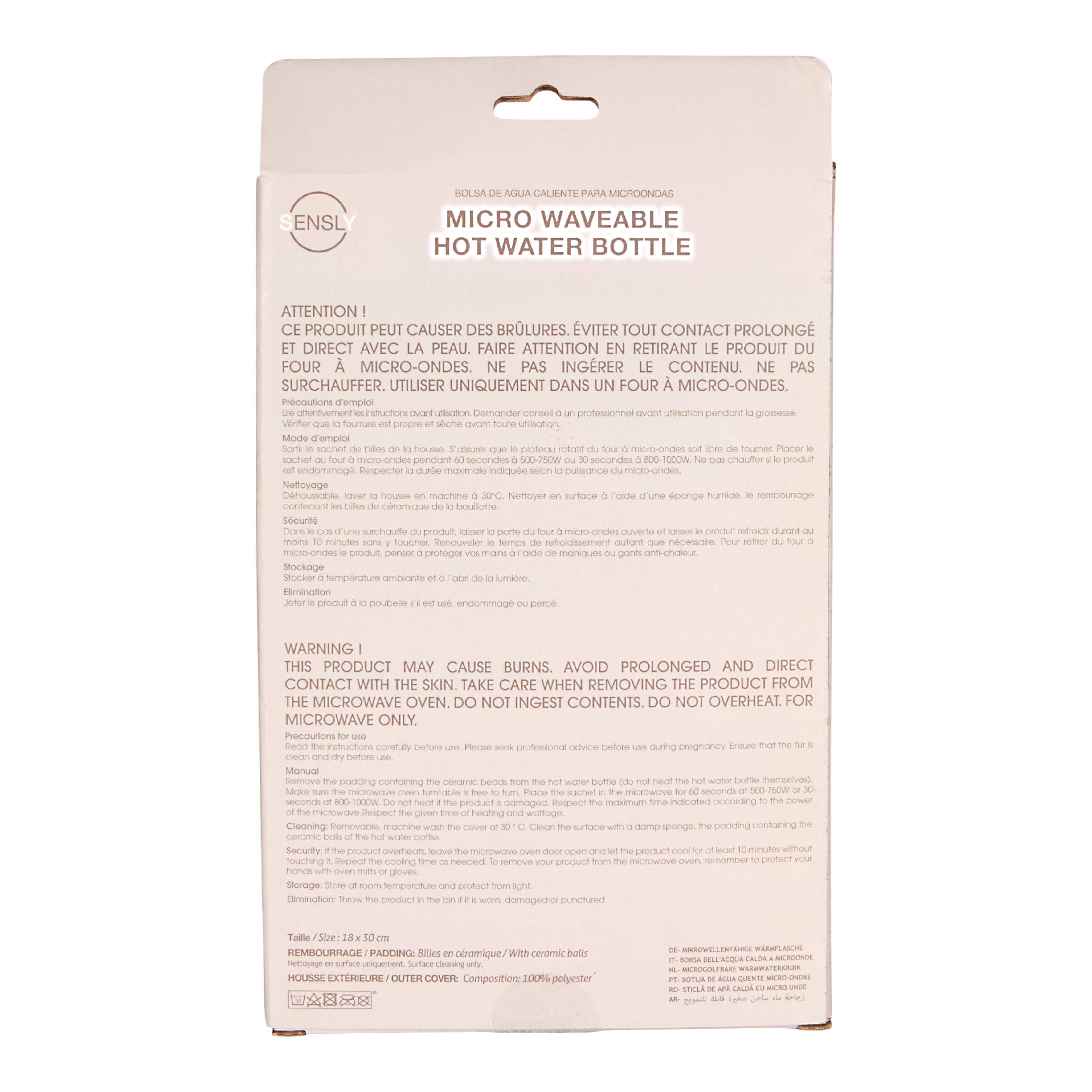 BOUILLOTTE BILLES DE CERAMIQUE MICRO ONDABLE