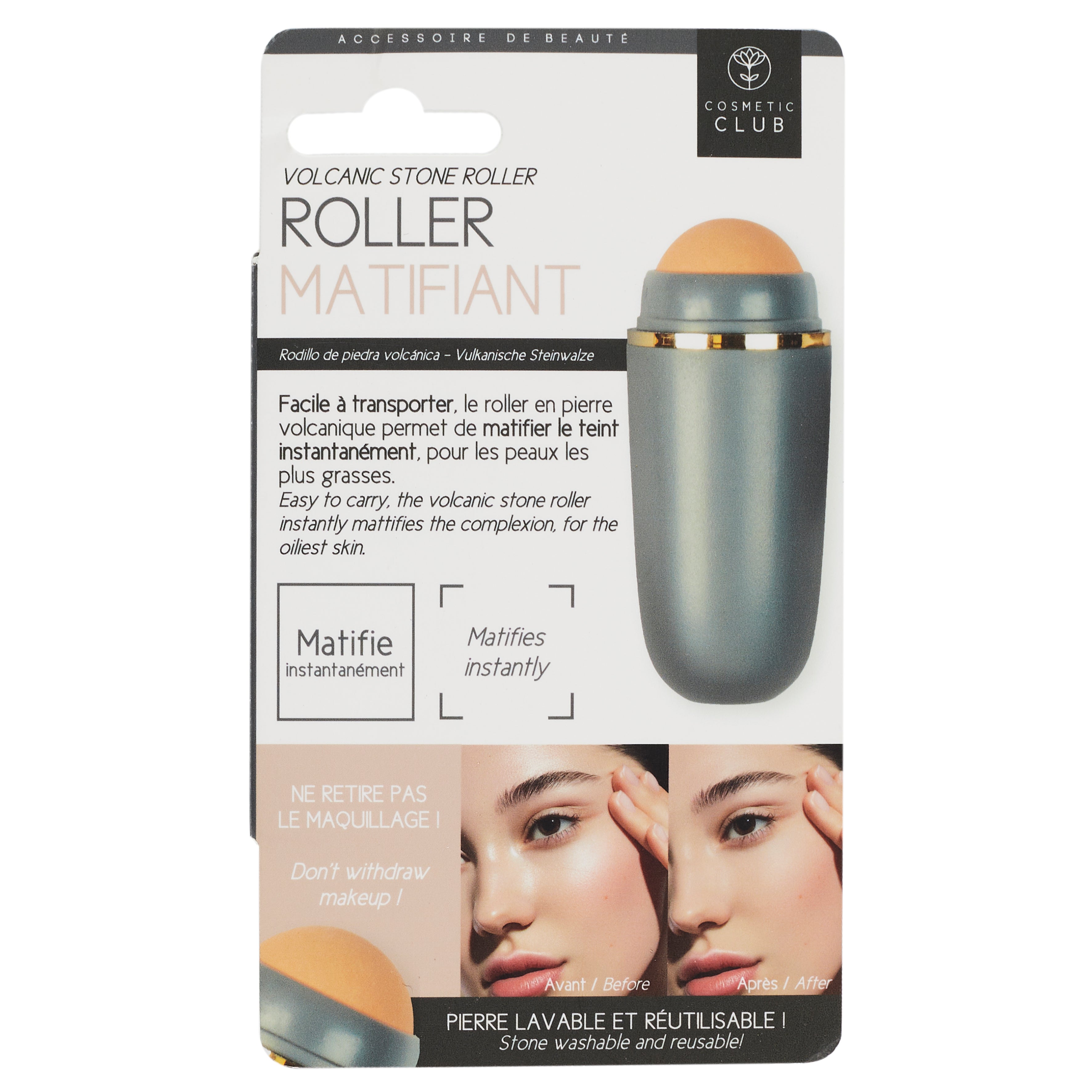 ROLLER MATIFIANT PIERRE VOLCANIQUE