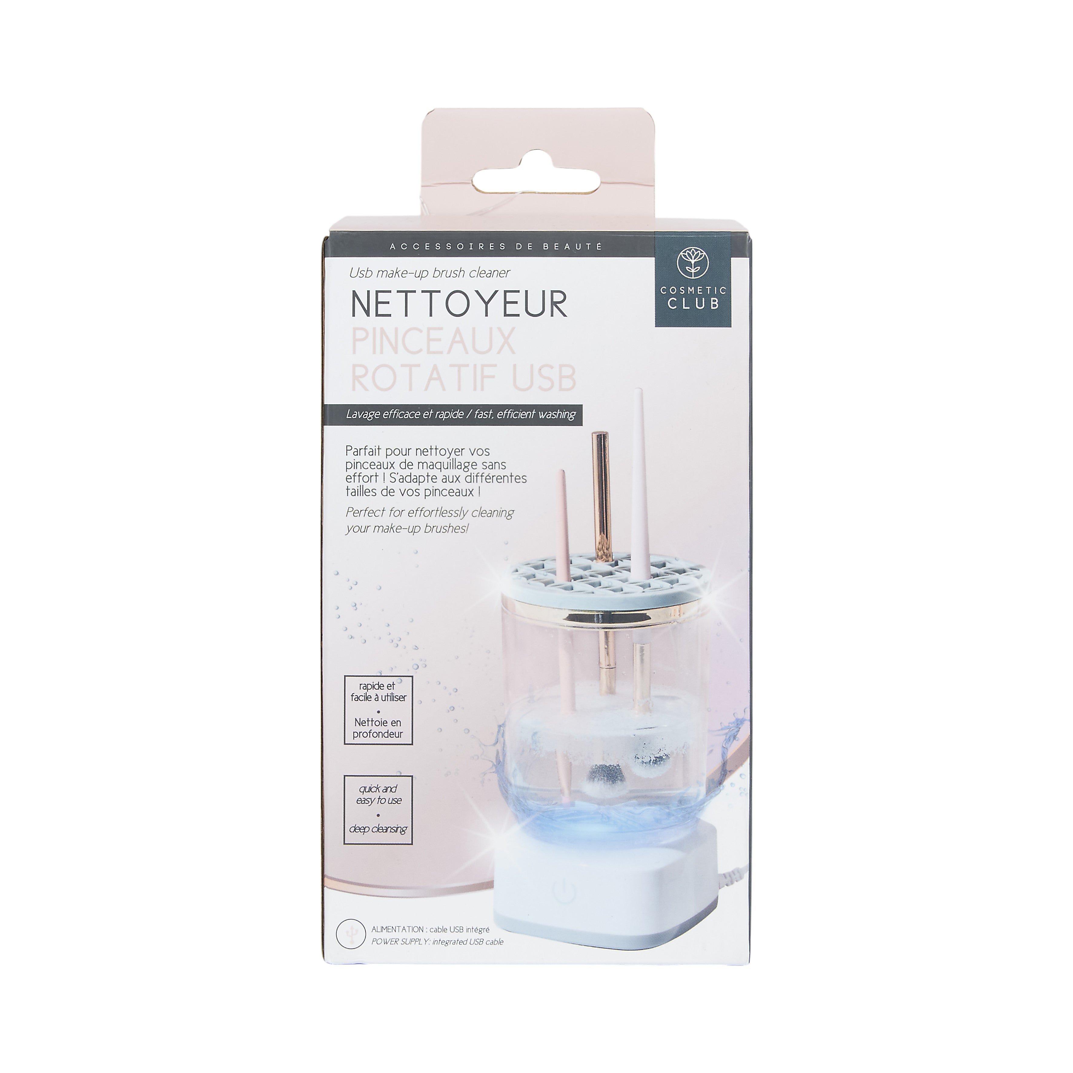 NETTOYEUR PINCEAUX USB AUTO ROTATIF