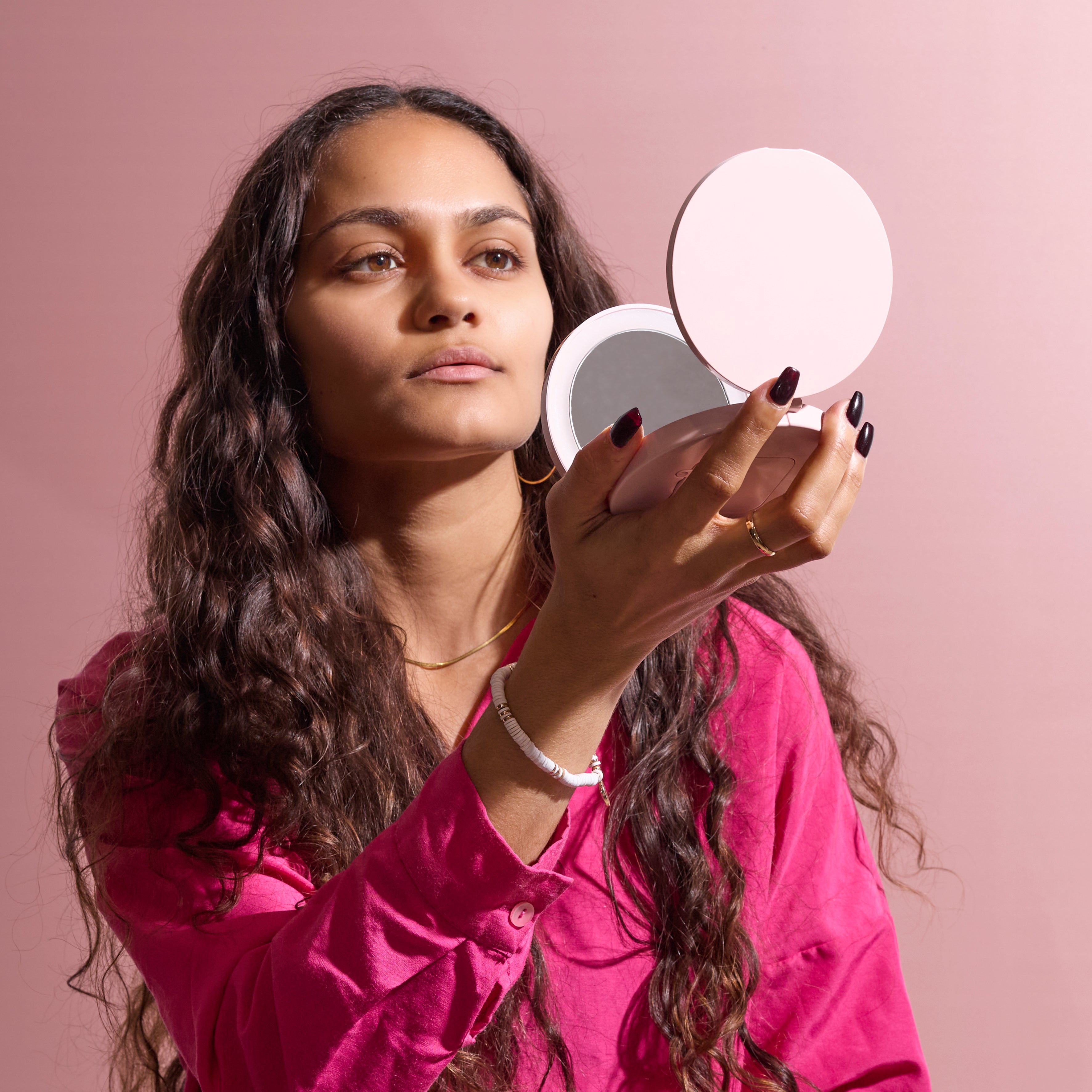 MIROIR TRIPTYQUE LED GROSSISSANT