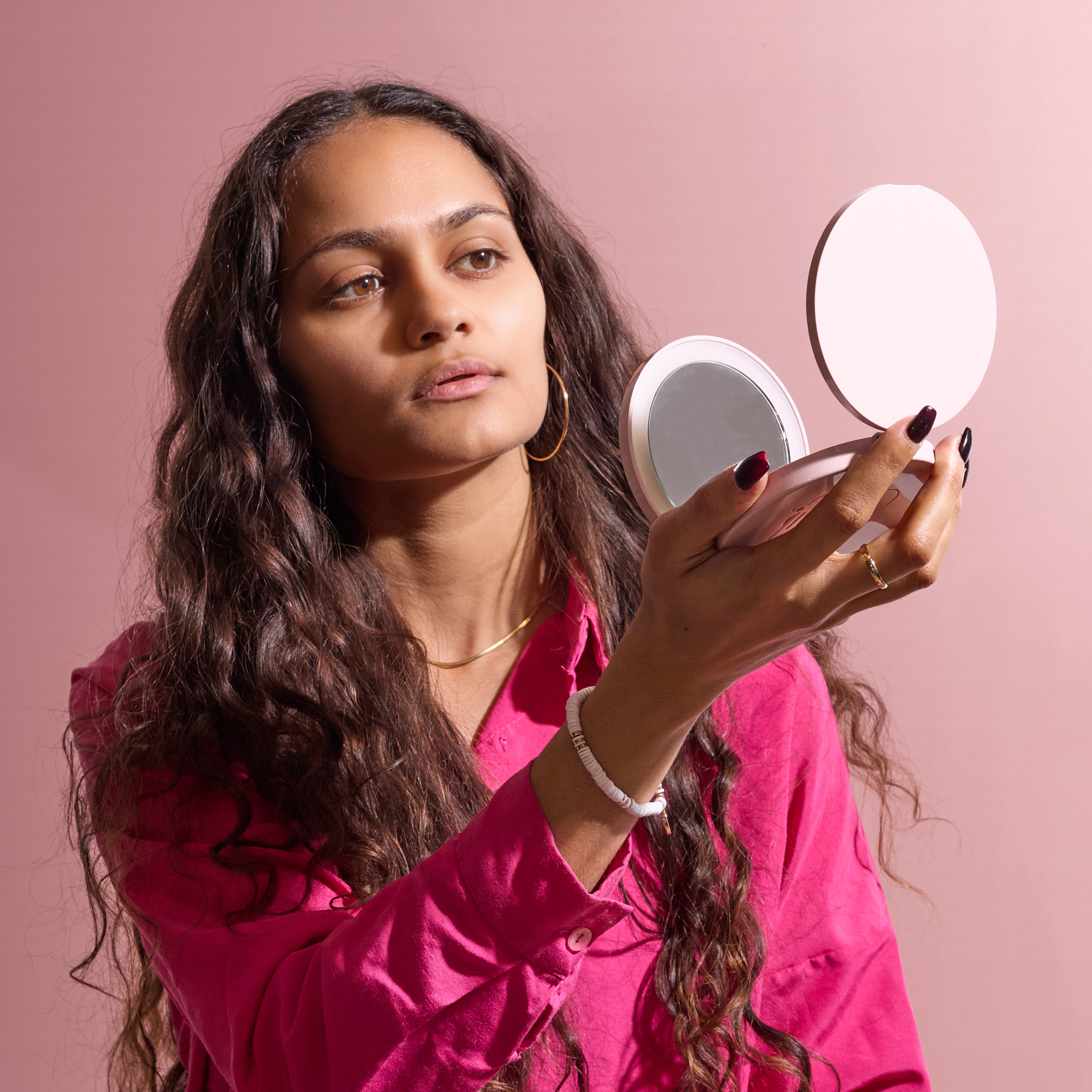 MIROIR TRIPTYQUE LED GROSSISSANT