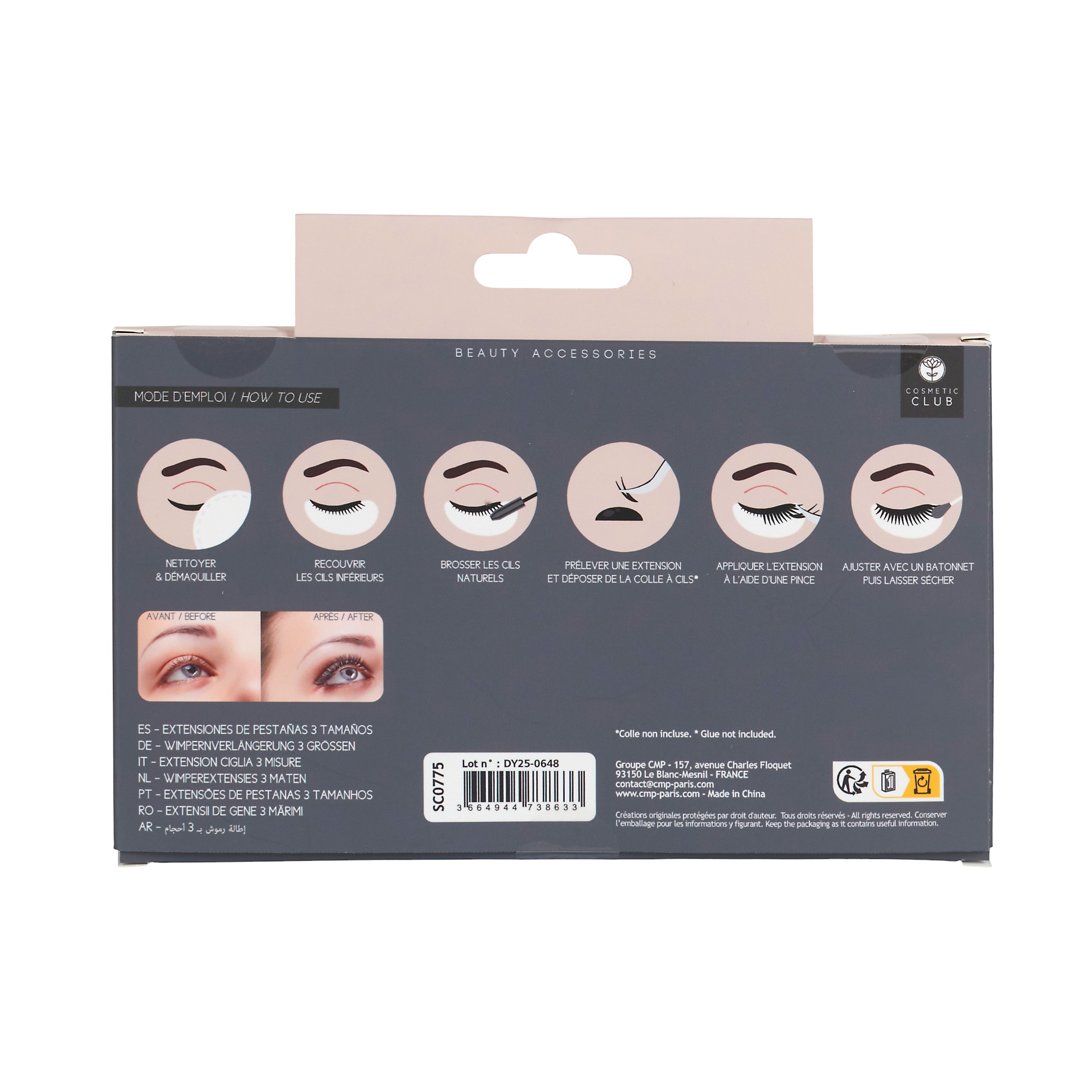 EXTENSION CILS 3 TAILLES