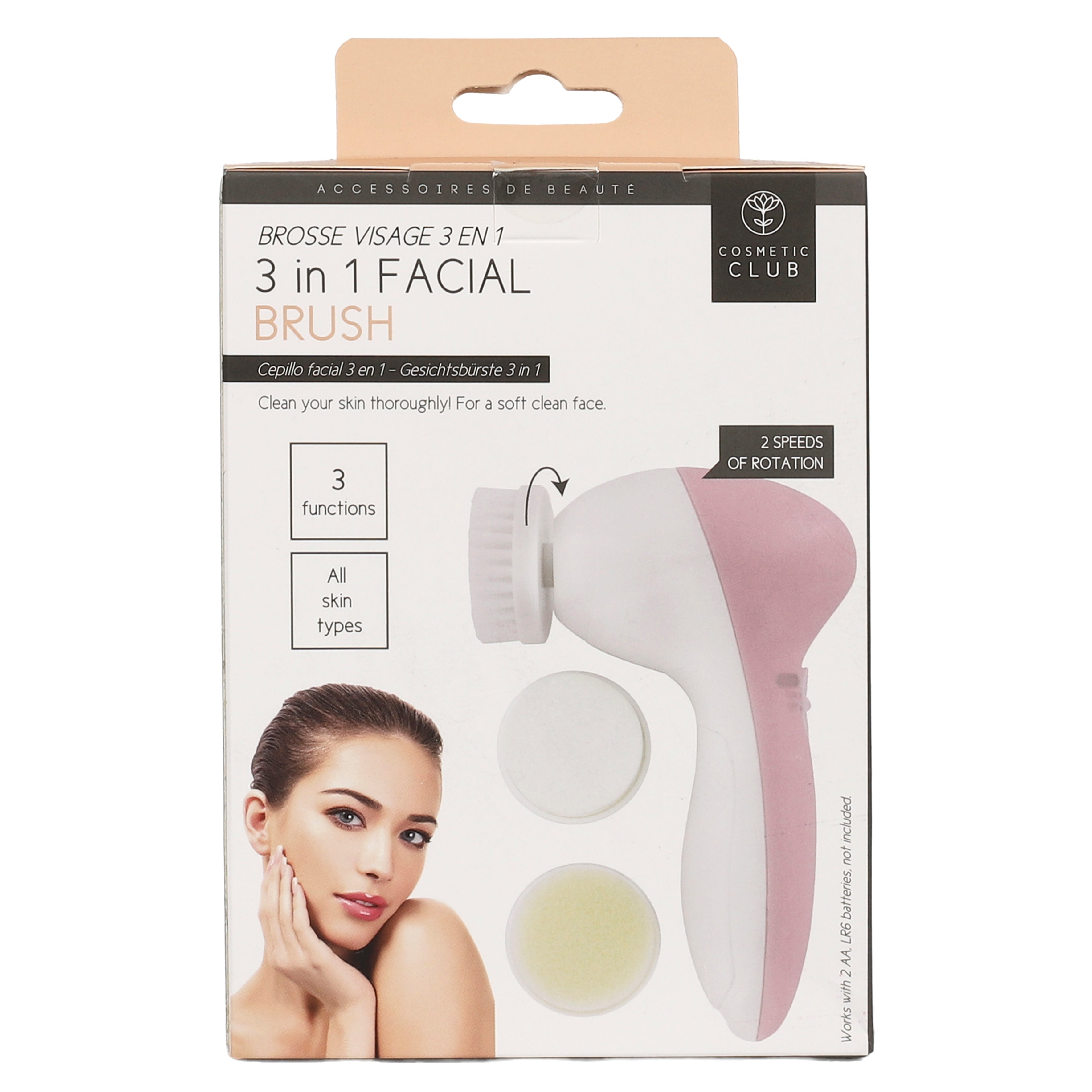BROSSE A VISAGE 3EN1