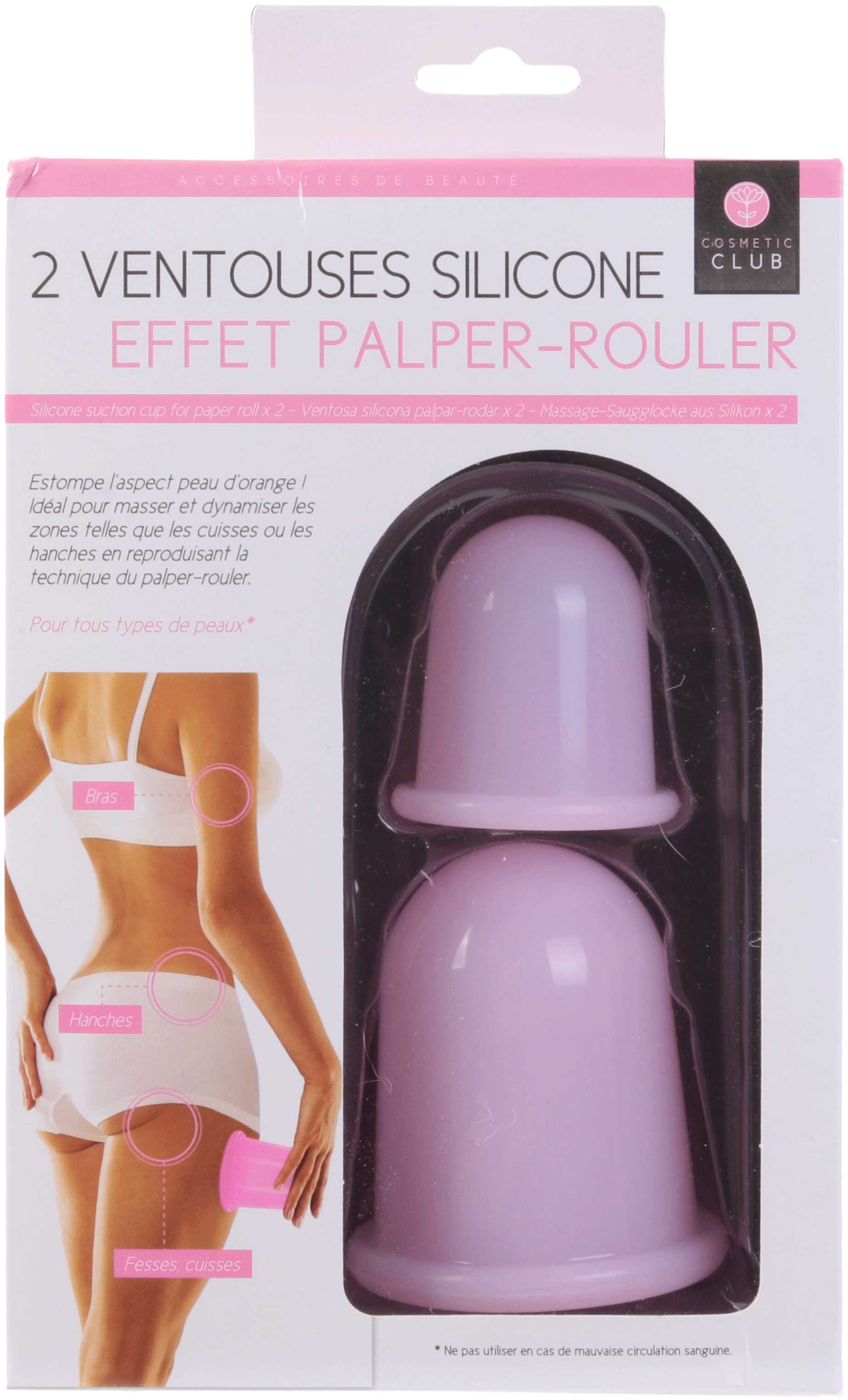 VENTOUSE SILICONE ANTI CELLULITE X2