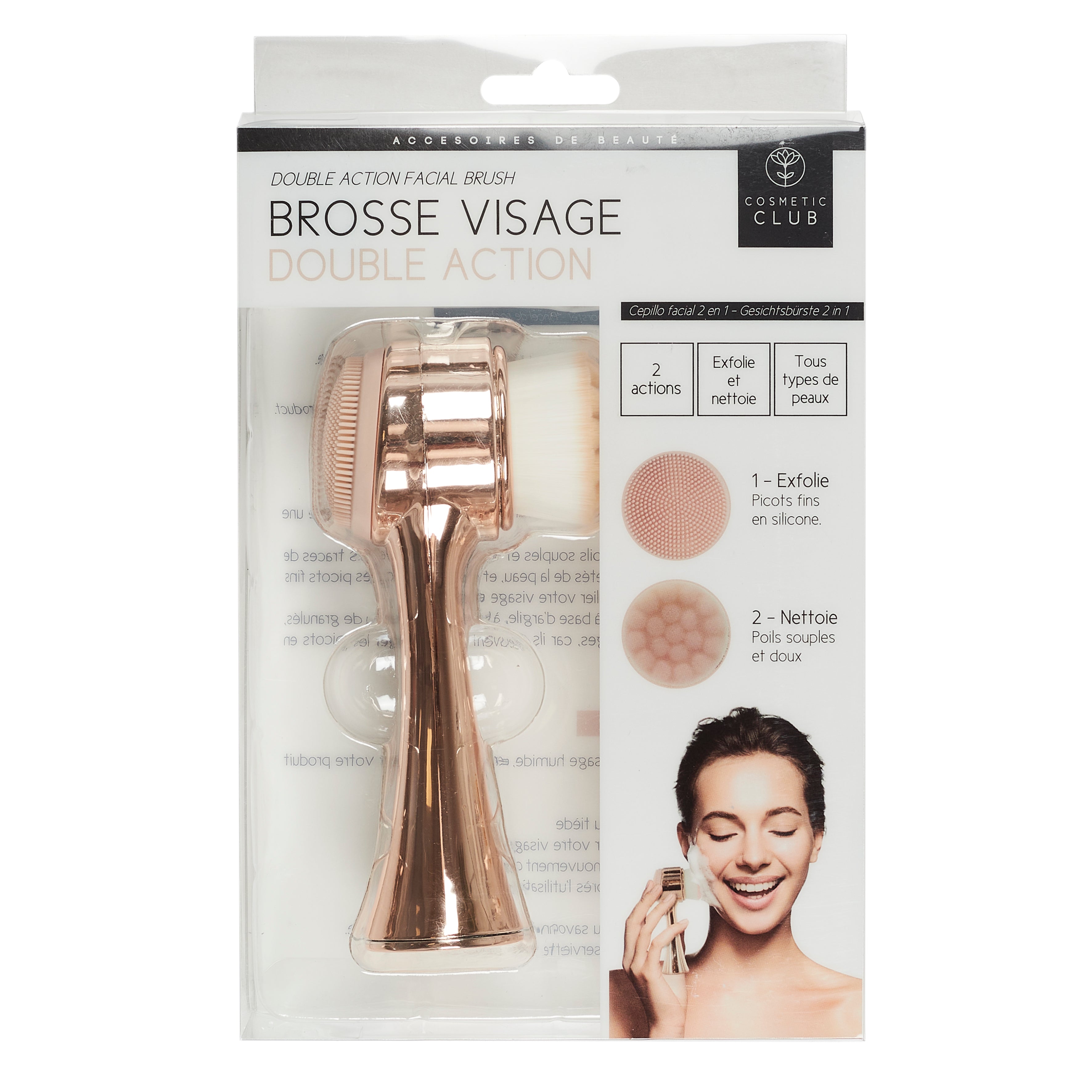 BROSSE VISAGE 2 EN 1