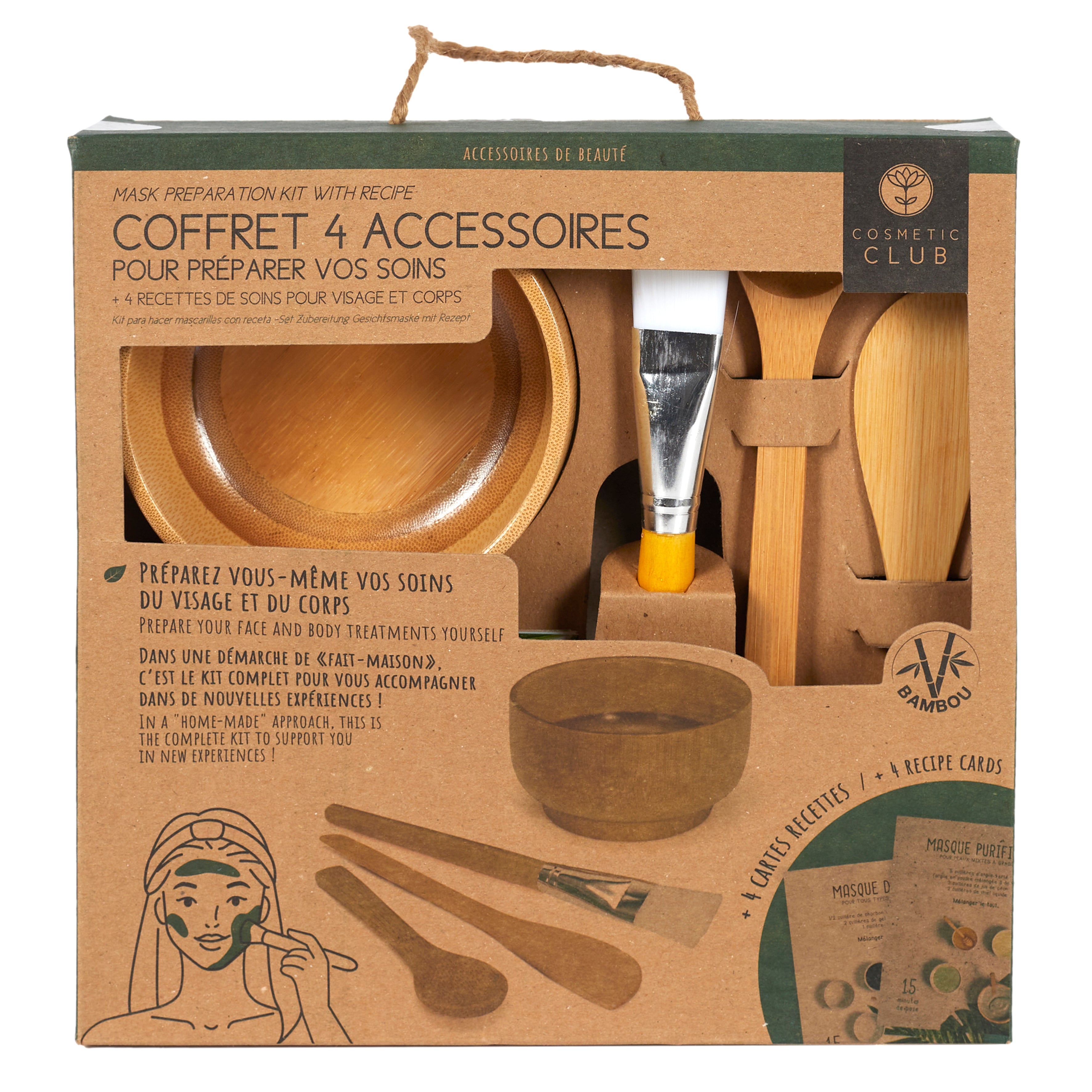 KIT DE PREPARATION MASQUE AVEC RECETTE