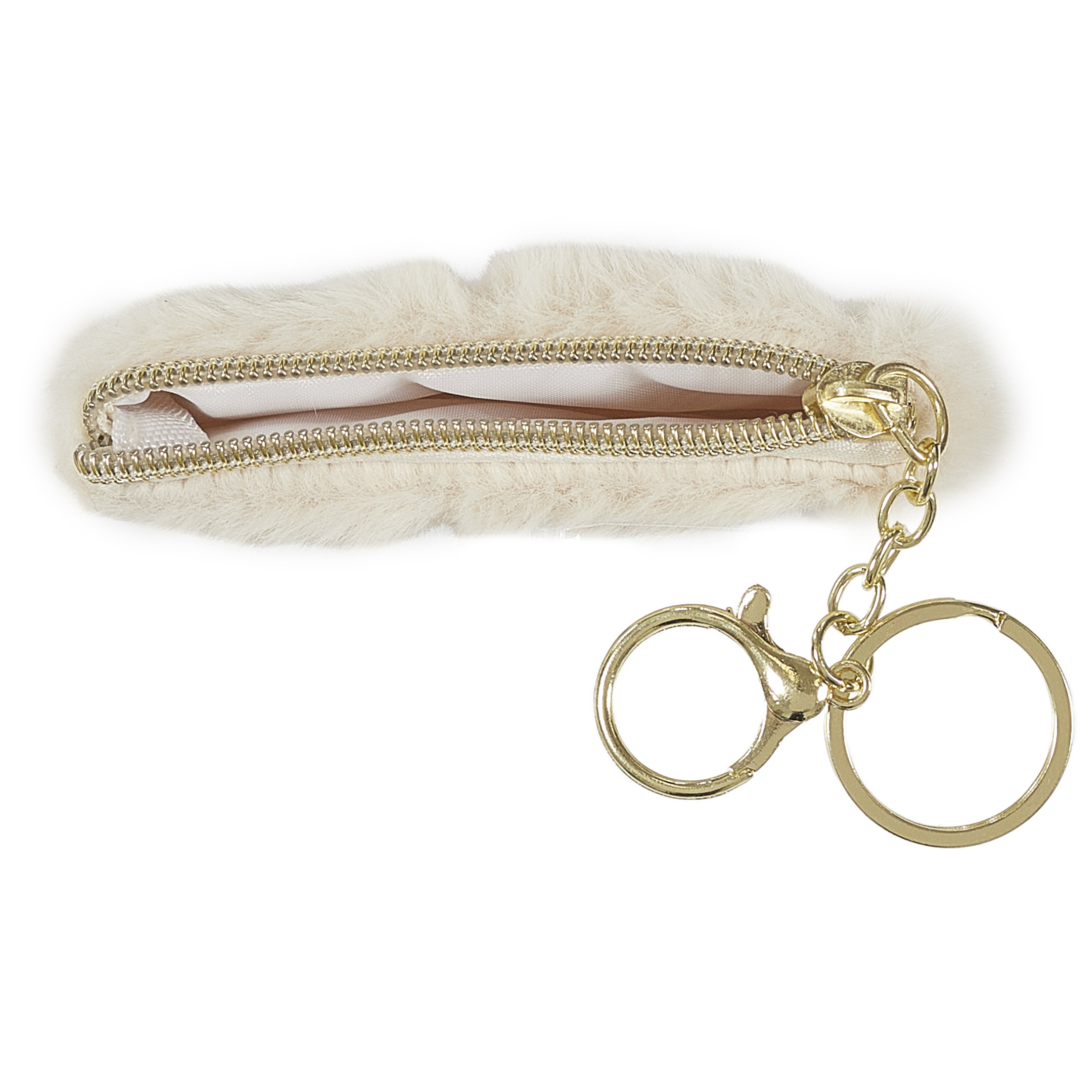 PORTE MONNAIE FLUFFY FAUSSE FOURRURE