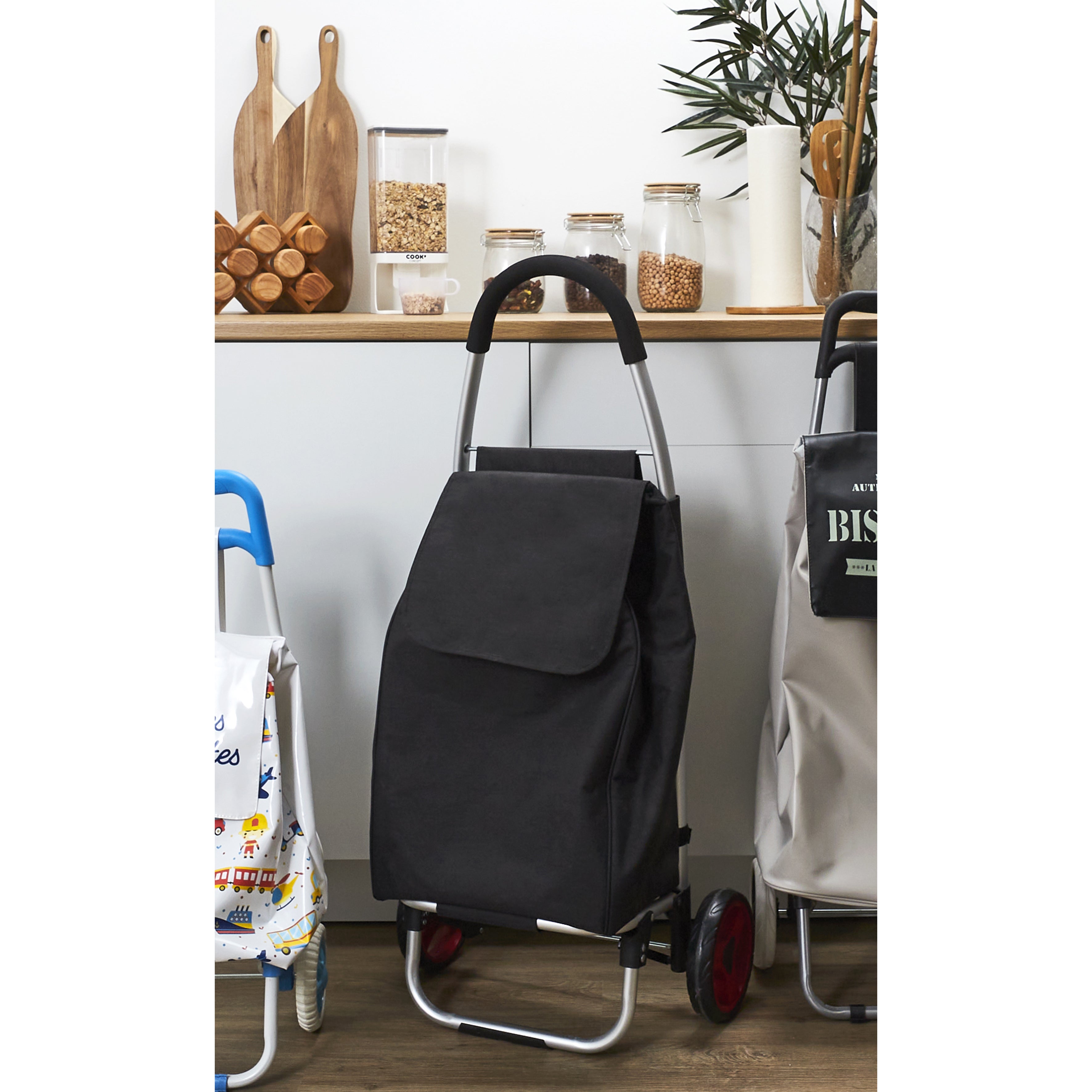 CHARIOT SHOPPING PLIABLE ALU GAIN DE PLACE 39L