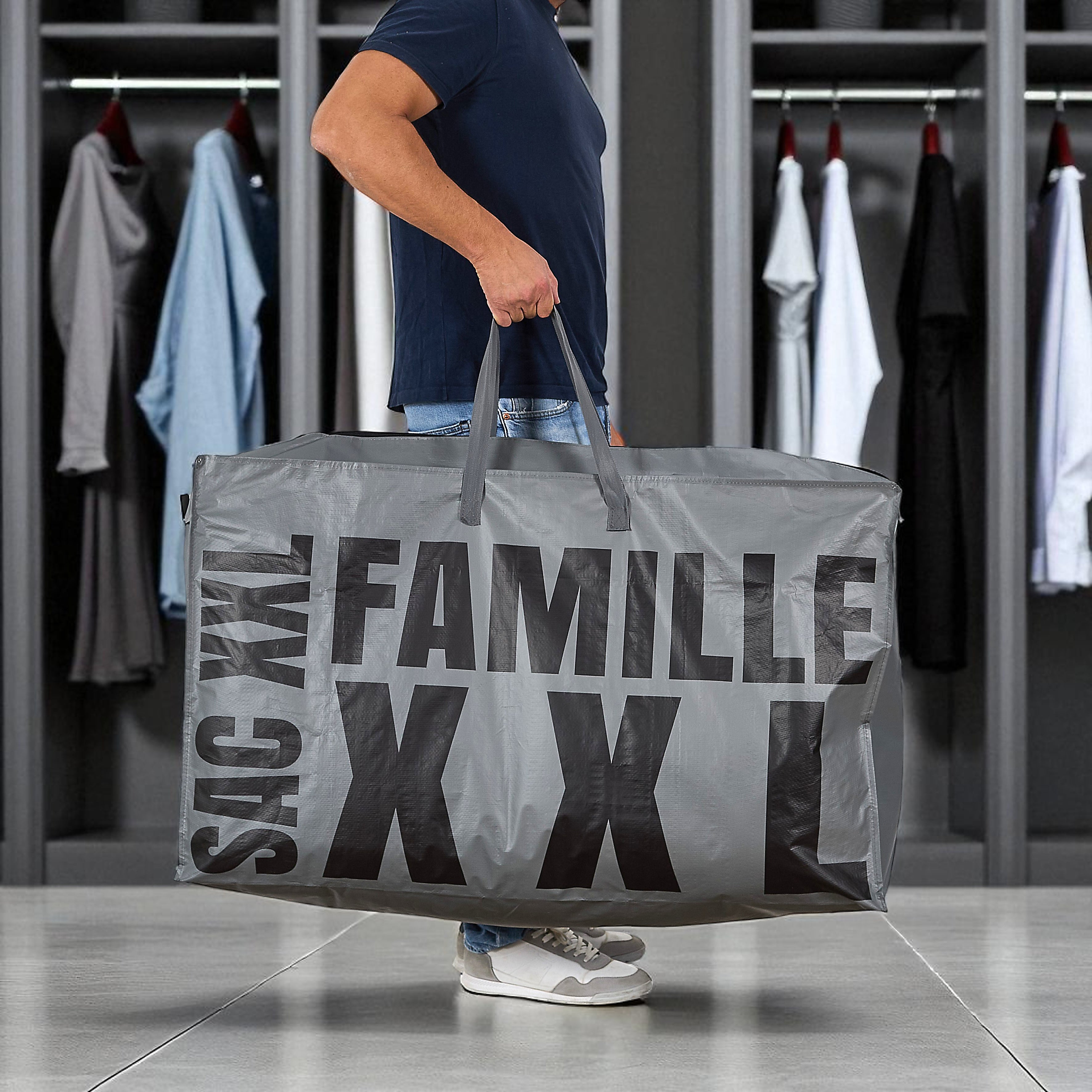 SAC MULTIUSAGE XXL 180L 100X30X60CM