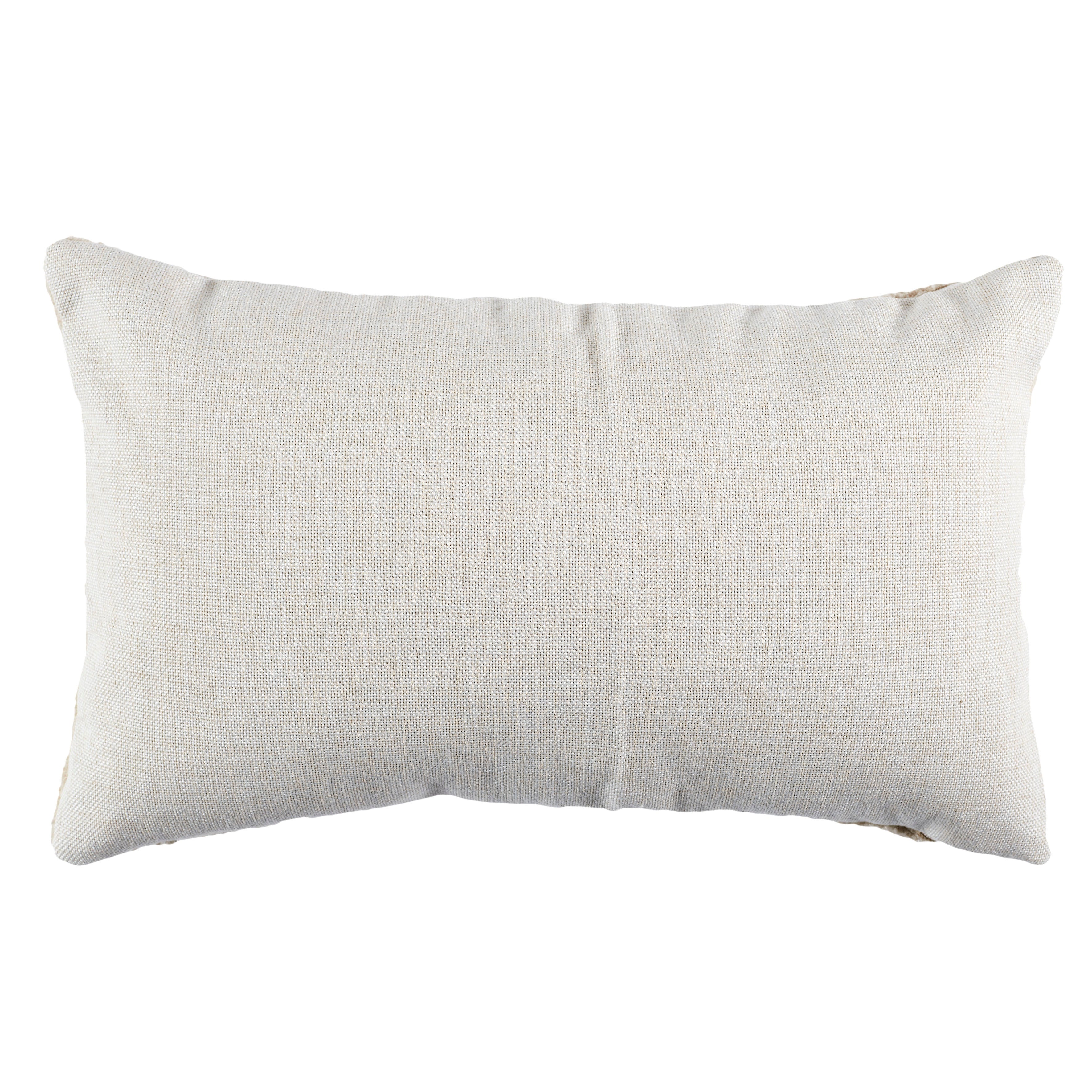 COUSSIN BEIGE ET CREME 30X50CM
