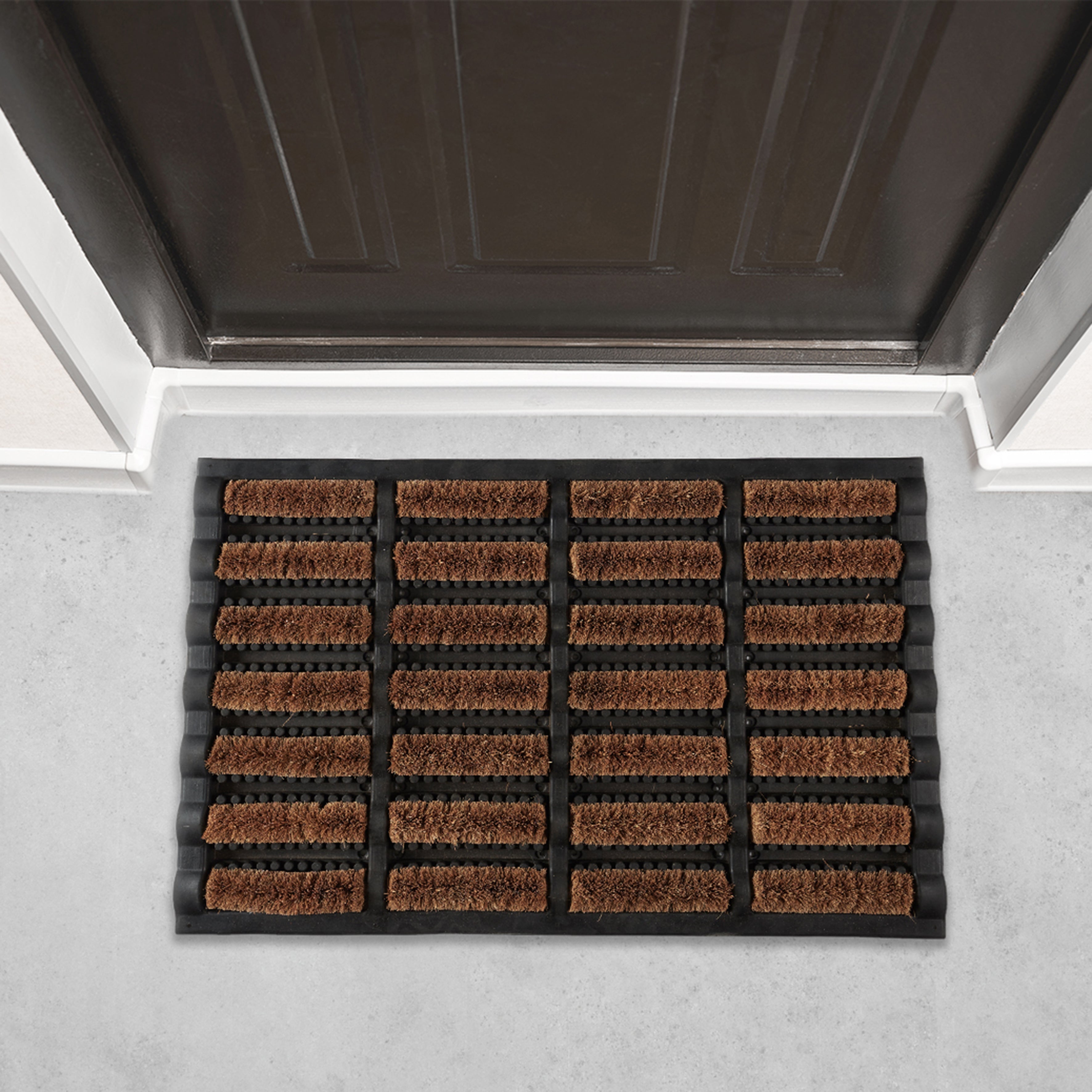 PAILLASSON GRATTOIR COCO ET CAOUTCHOUC 40X60CM