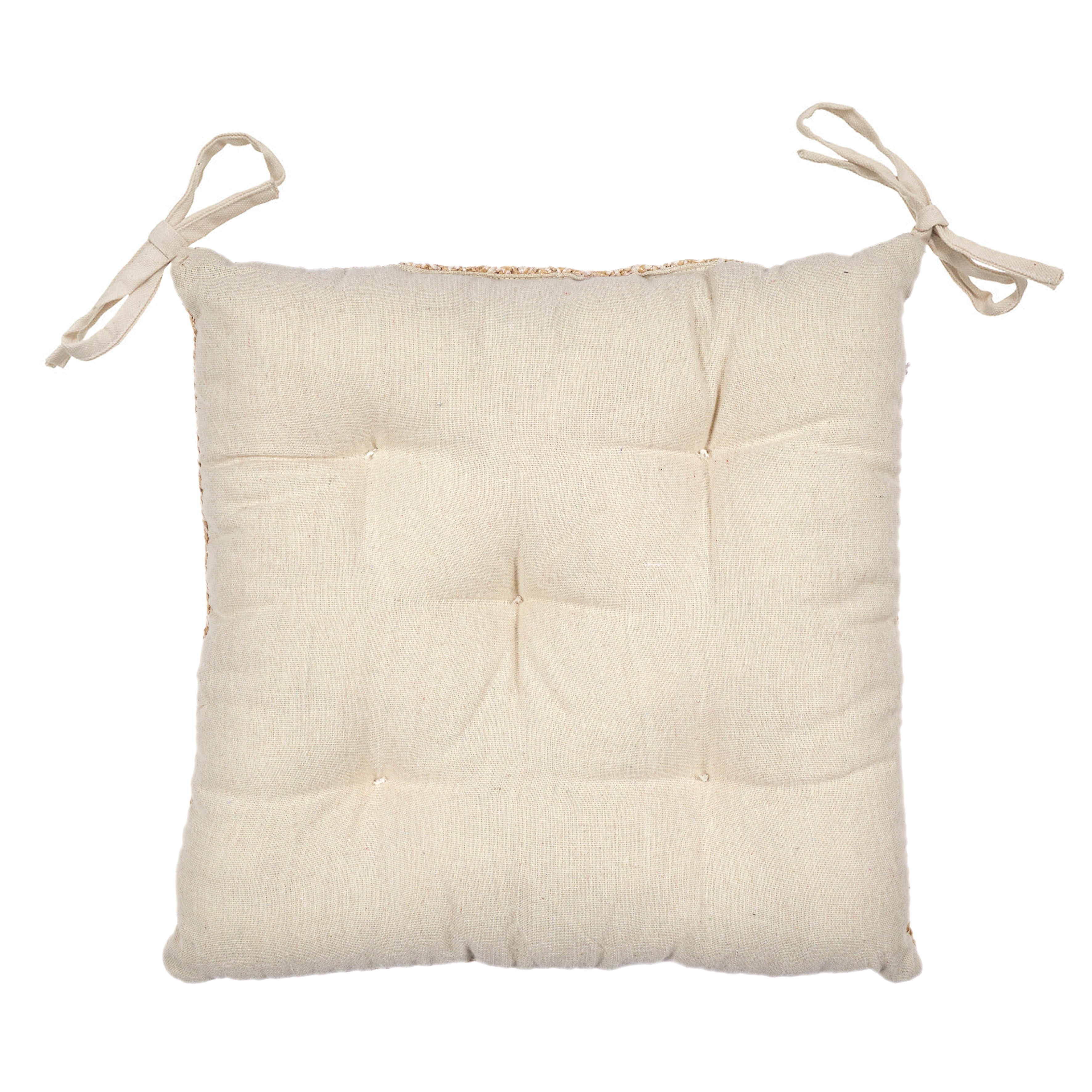 GALETTE DE CHAISE REVERSIBLE 40X40CM