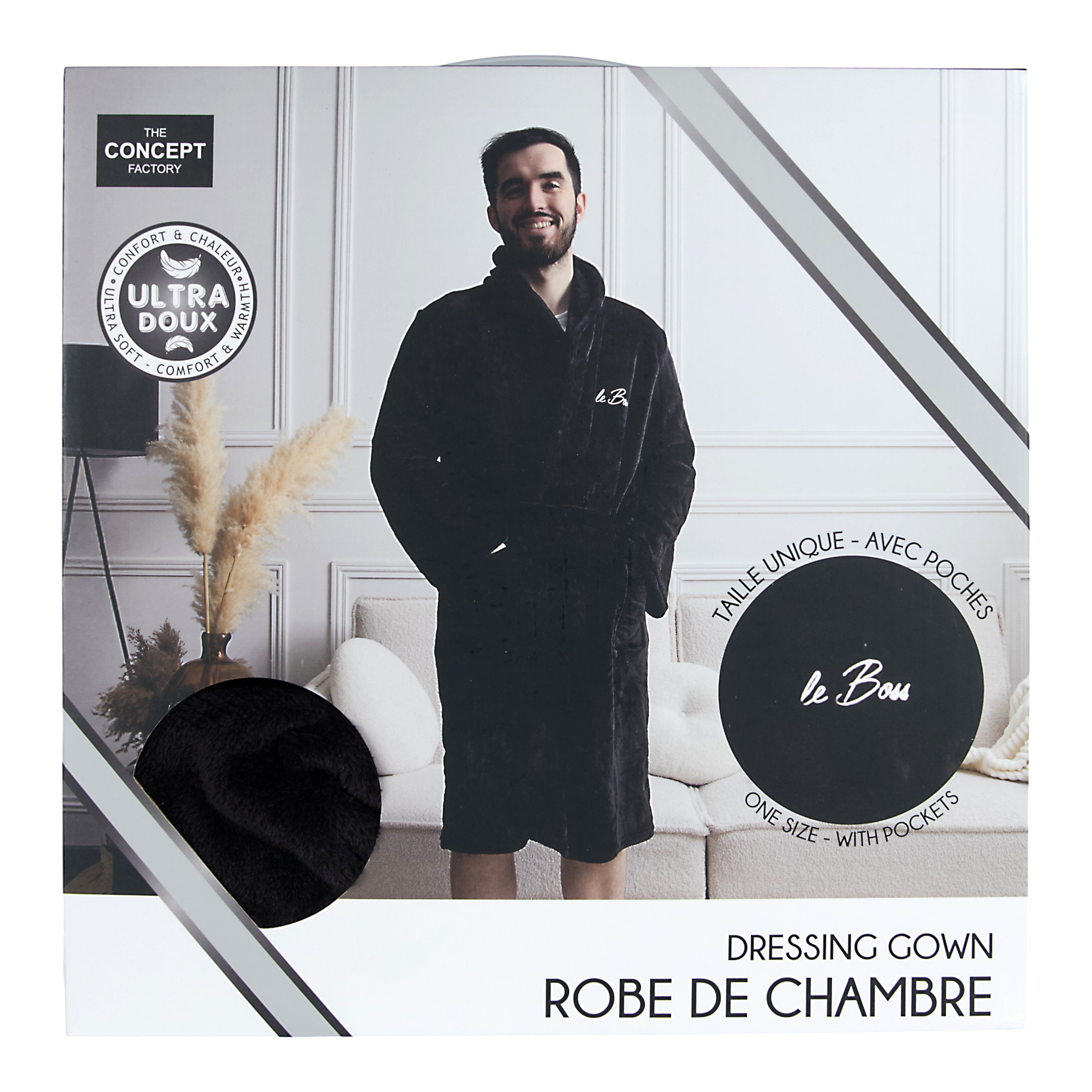 ROBE DE CHAMBRE POLAIRE HOMME BOSS