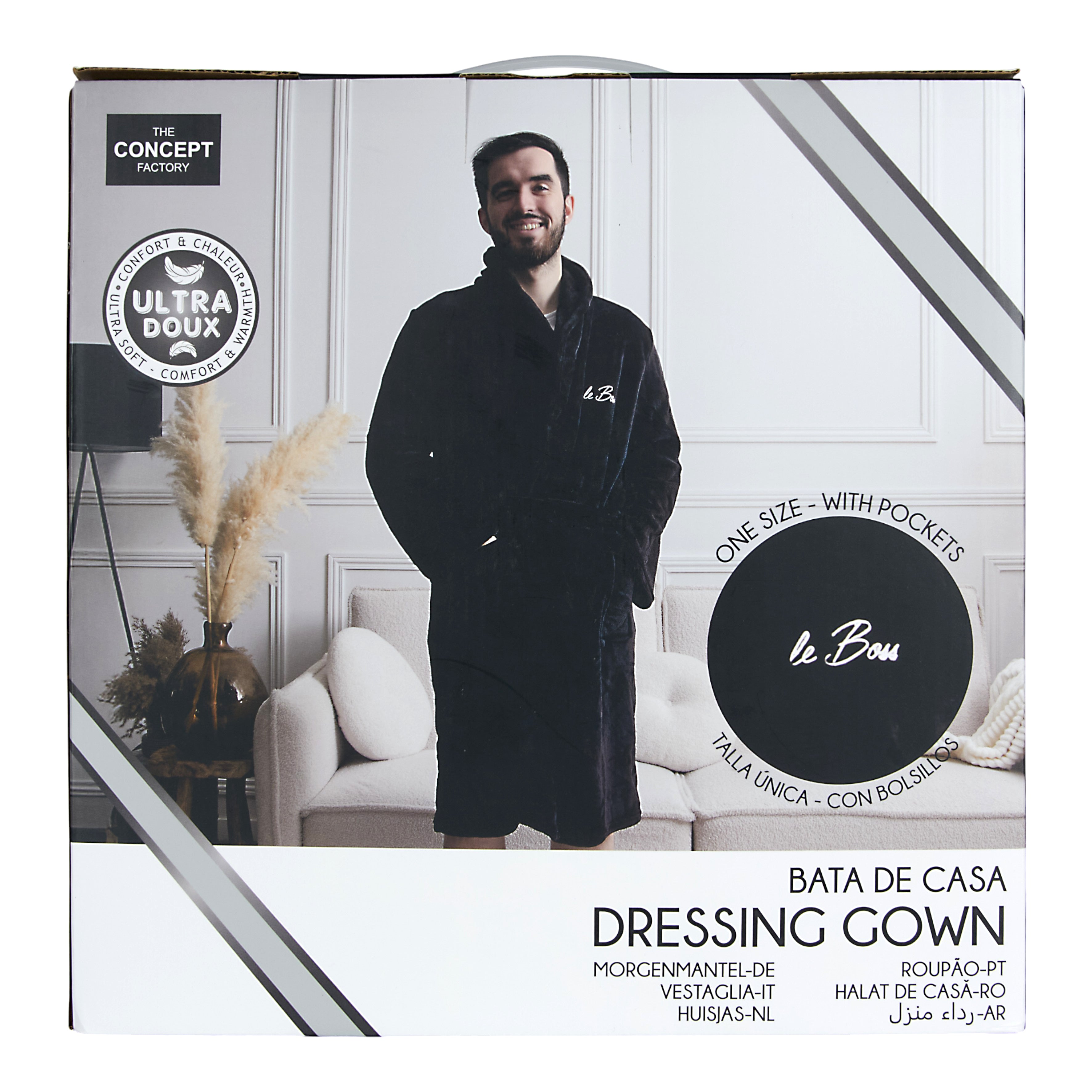 ROBE DE CHAMBRE POLAIRE HOMME BOSS