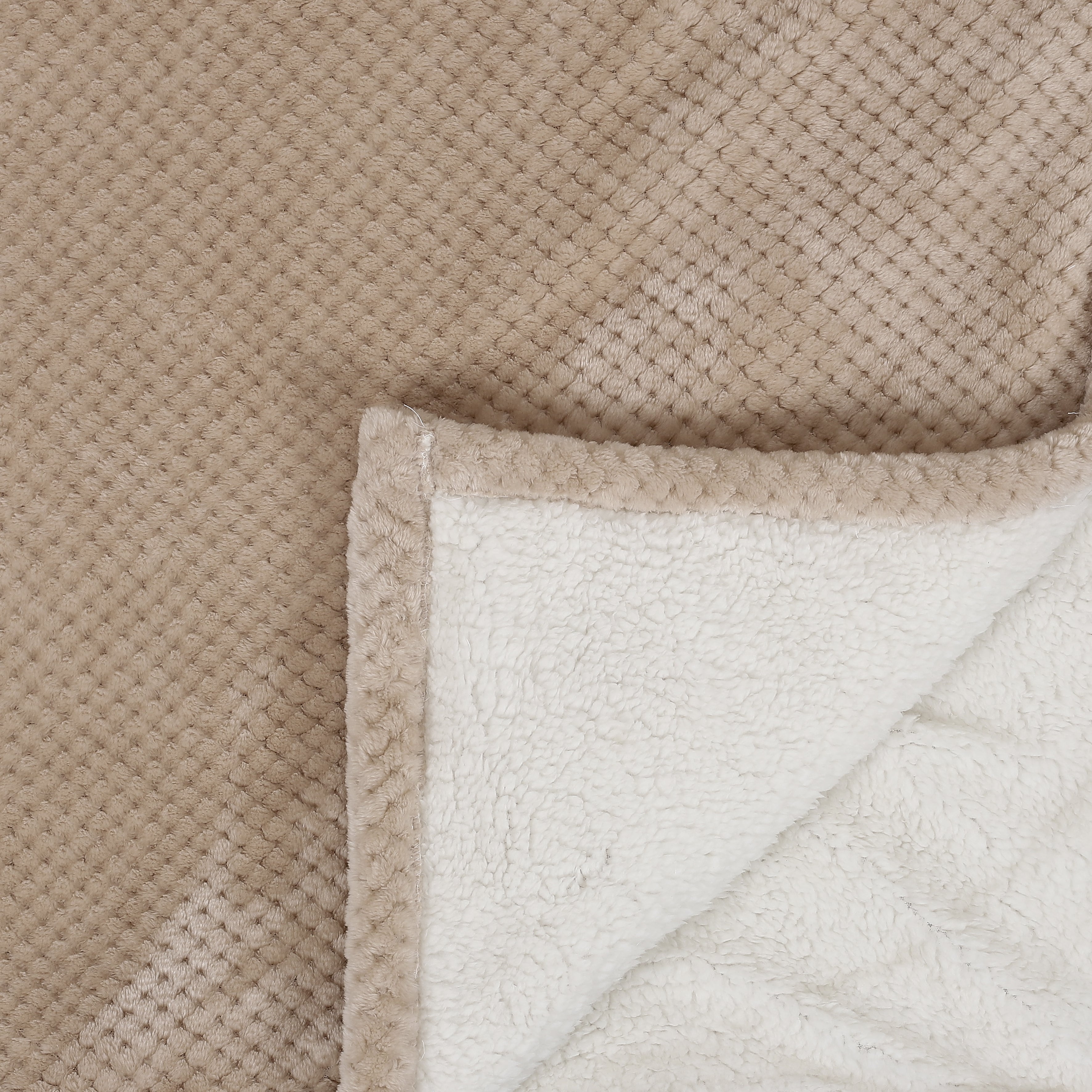 PLAID NID ABEILLE BEIGE SHERPA XXL 180X220CM