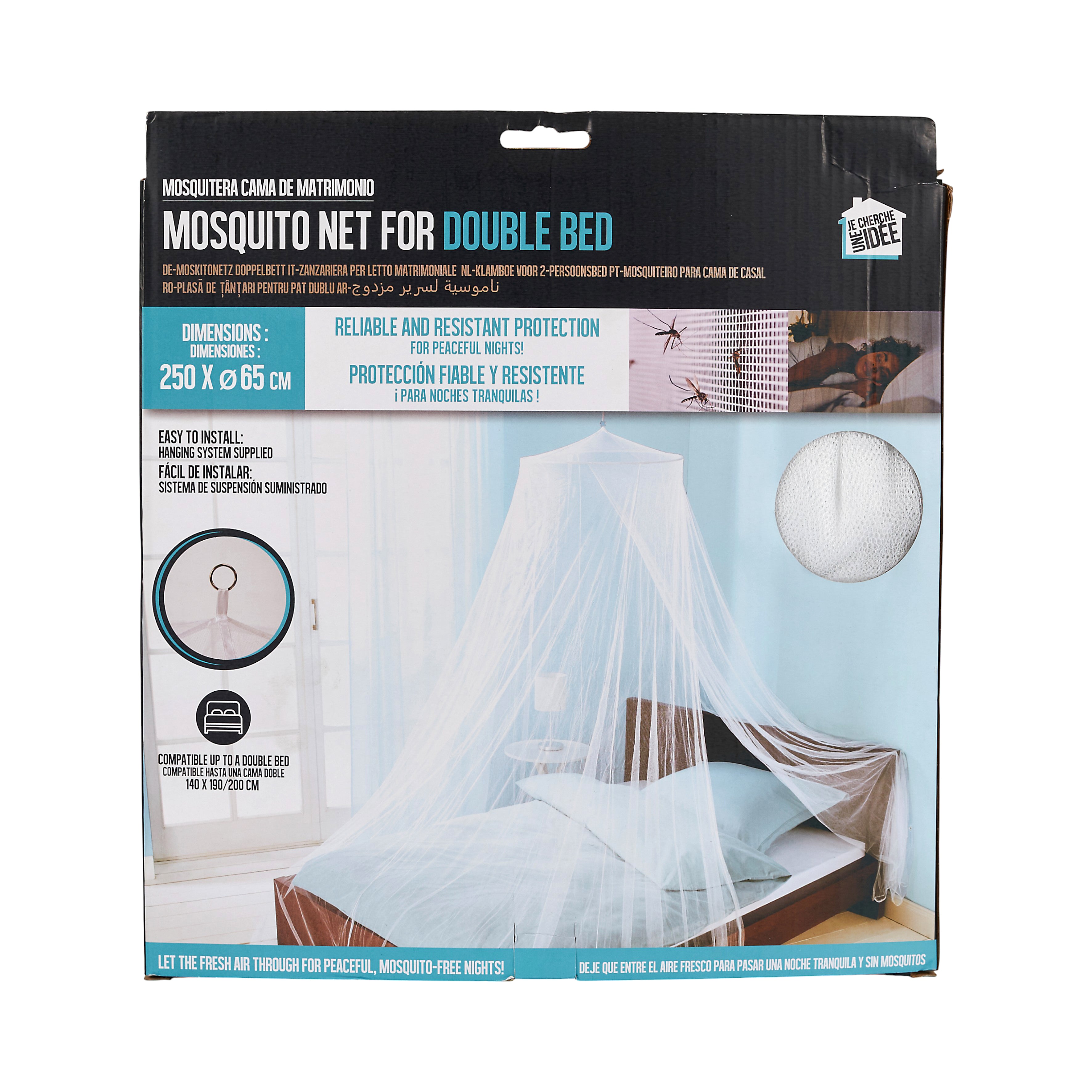 MOUSTIQUAIRE LIT DOUBLE 250X65CM