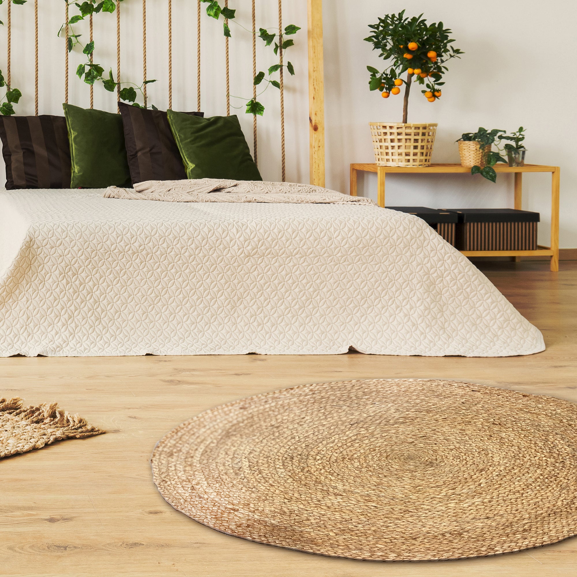 TAPIS ROND JUTE 120CM