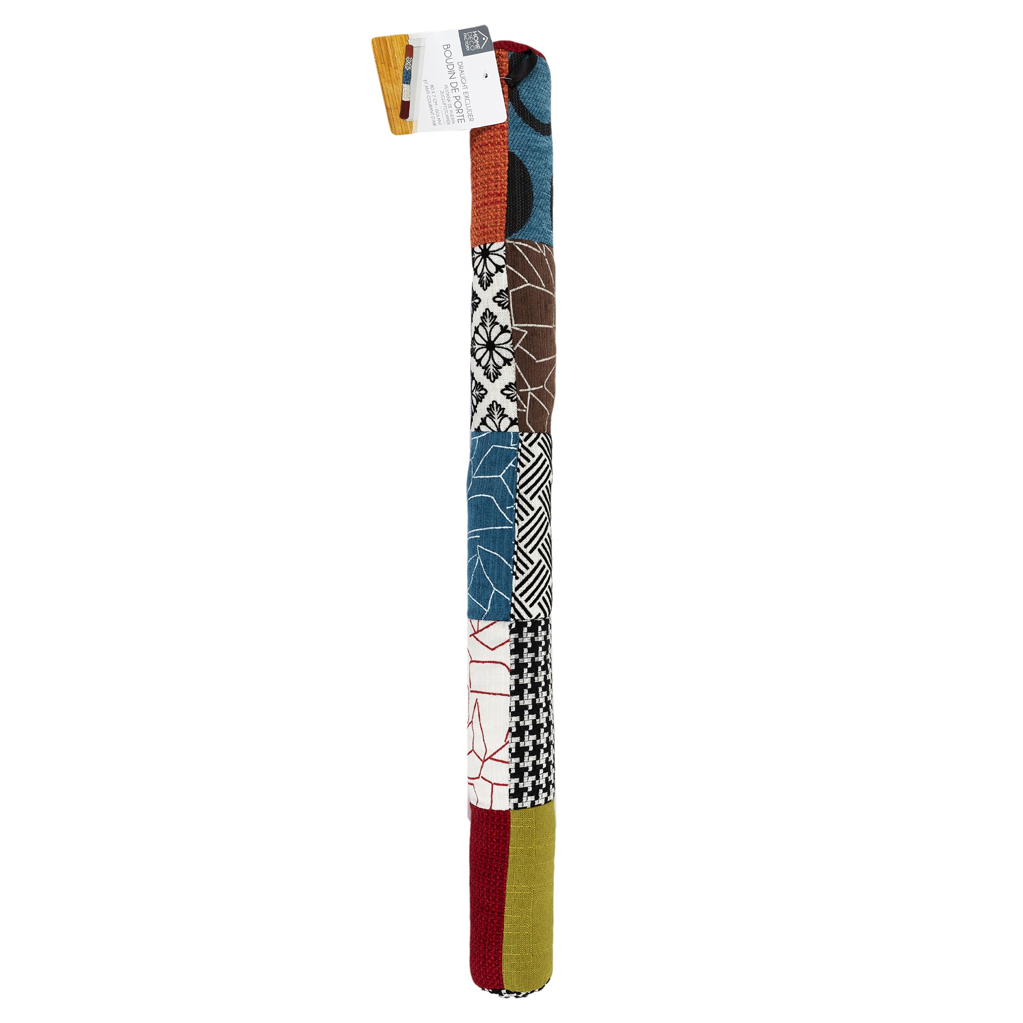 BOUDIN DE PORTE PATCHWORK 80X7CM